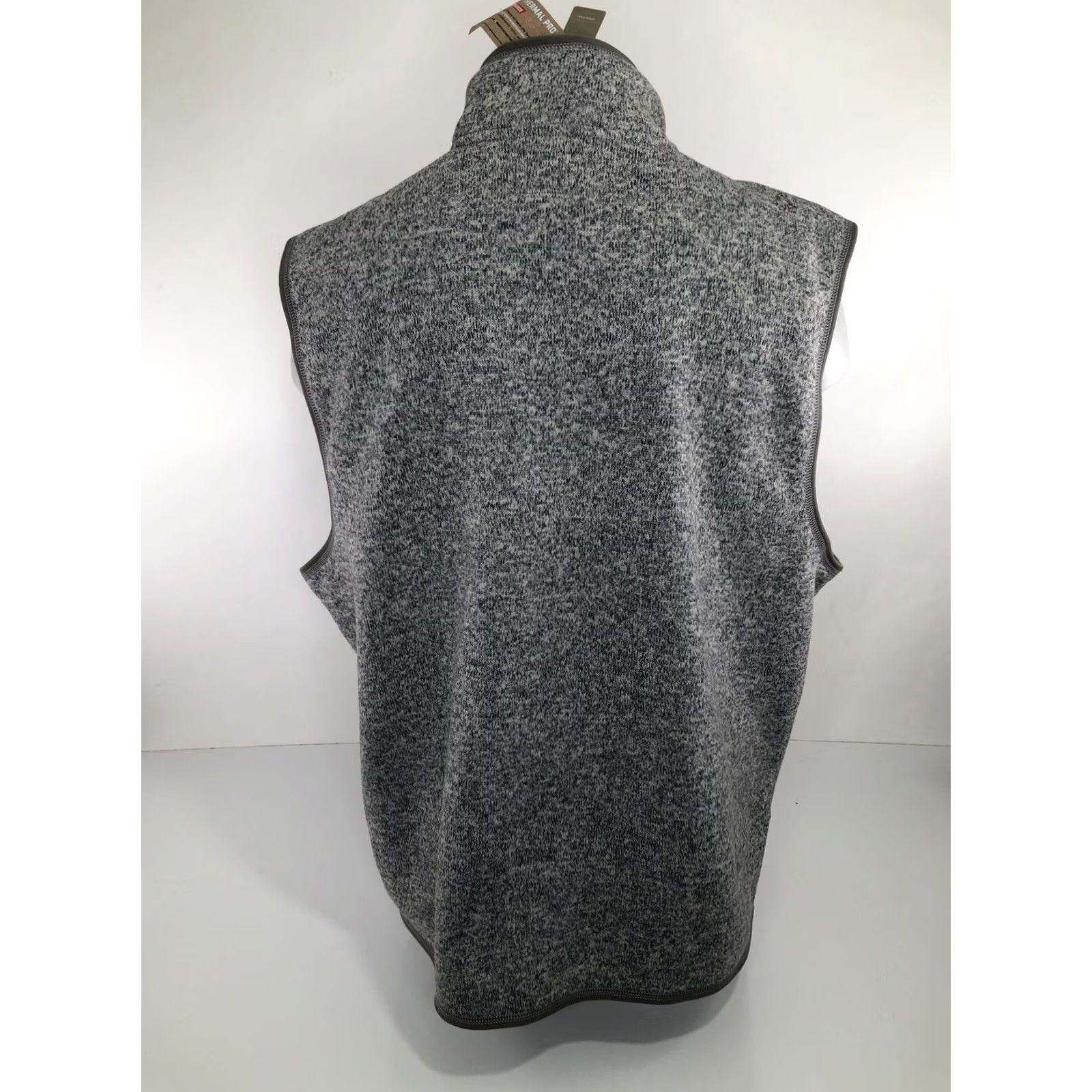 J.Crew J.CREW POLARTEC NORDIC Mens 2XL Full Zip Vest Gray Embroidered Tags NEW Size US XXL / EU 58 / 5 - 4 Thumbnail
