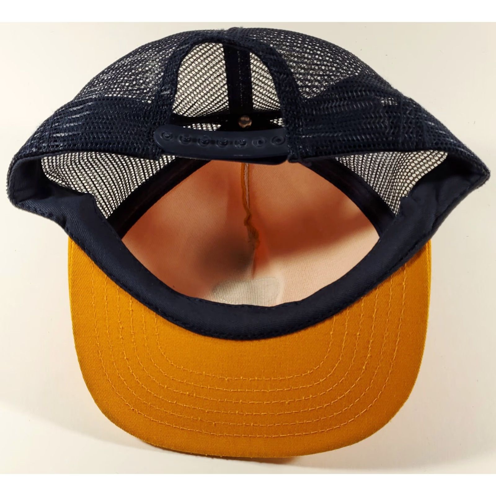Vintage VINTAGE 80s Lions Club Hat Cap Snapback Trucker Adjustable Clean Blue Yellow Mens S Cap Hat USA Lions Club Mens Blue Trucker Adjustable Cap Size ONE SIZE - 3 Thumbnail