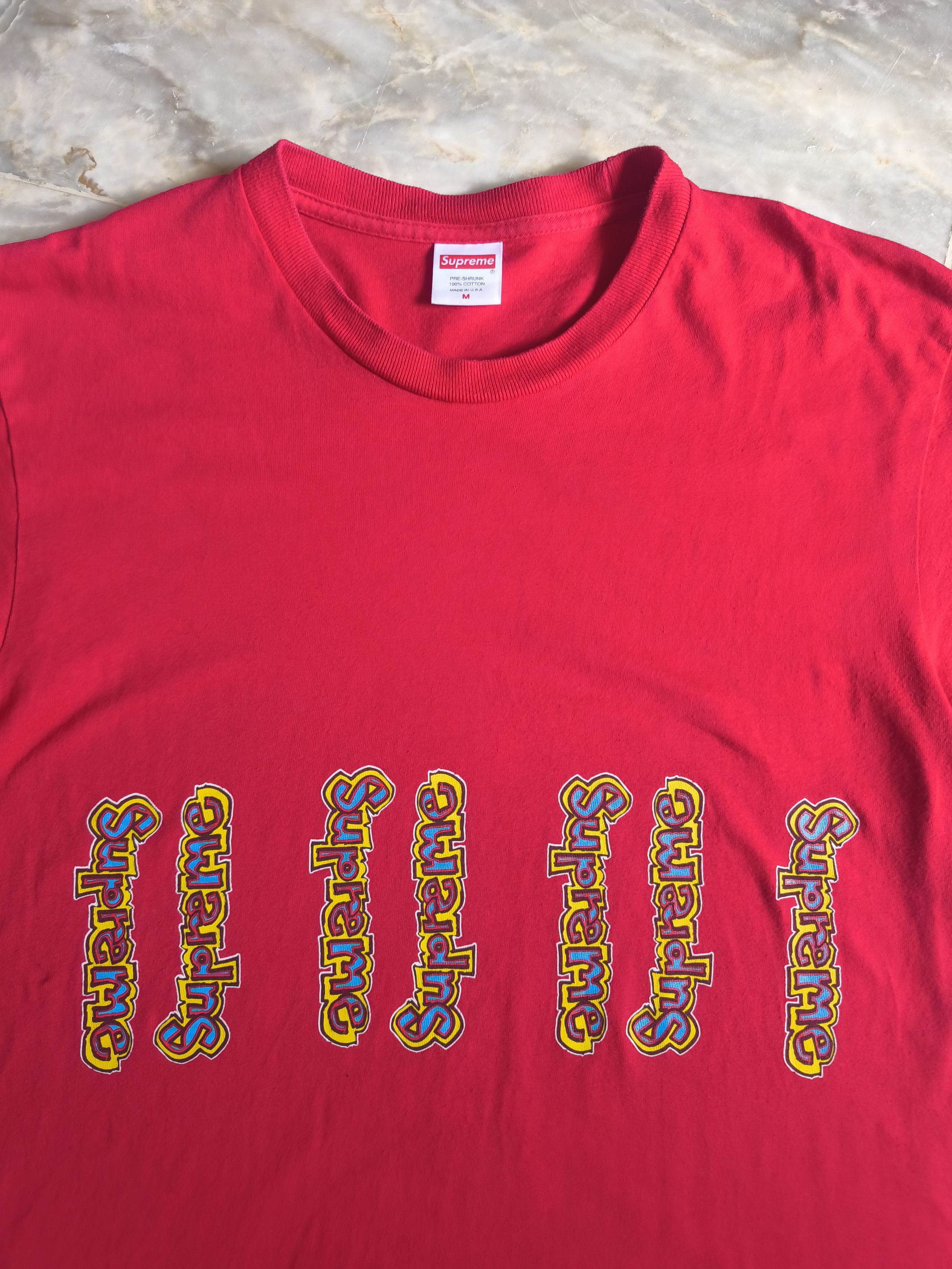 Supreme Supreme Gonz Logo Tee - SS18 Size US M / EU 48-50 / 2 - 2 Thumbnail