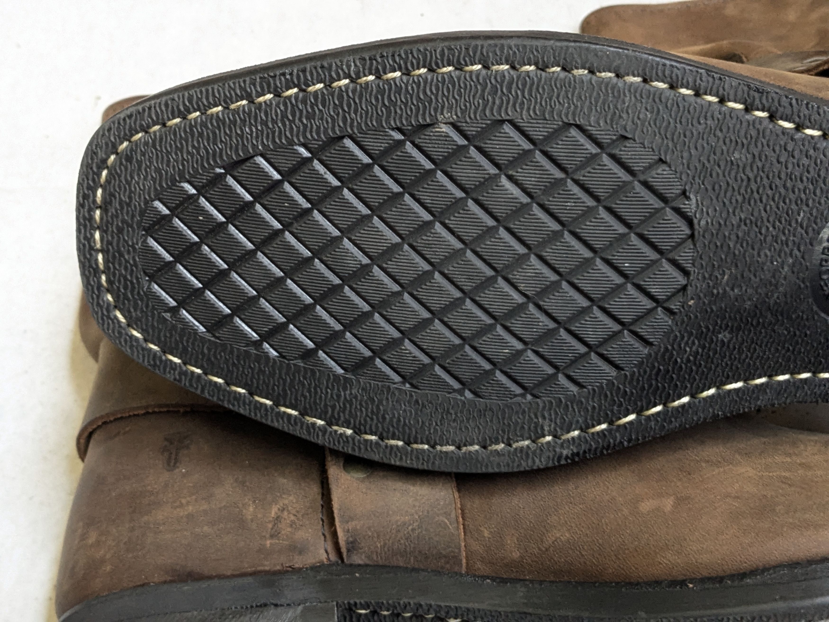 Frye Frye Harness Brown Leather 11.5 M Leather Buckle Size US 11.5 / EU 44-45 - 17 Thumbnail