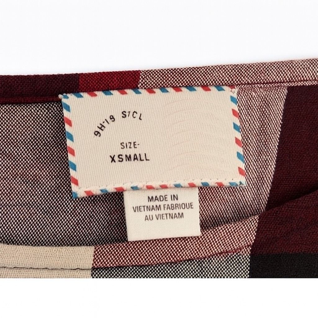 Anthropologie Anthropologie Postmark Hammond Plaid Shirt SZ XS Size XS / US 0-2 / IT 36-38 - 5 Thumbnail