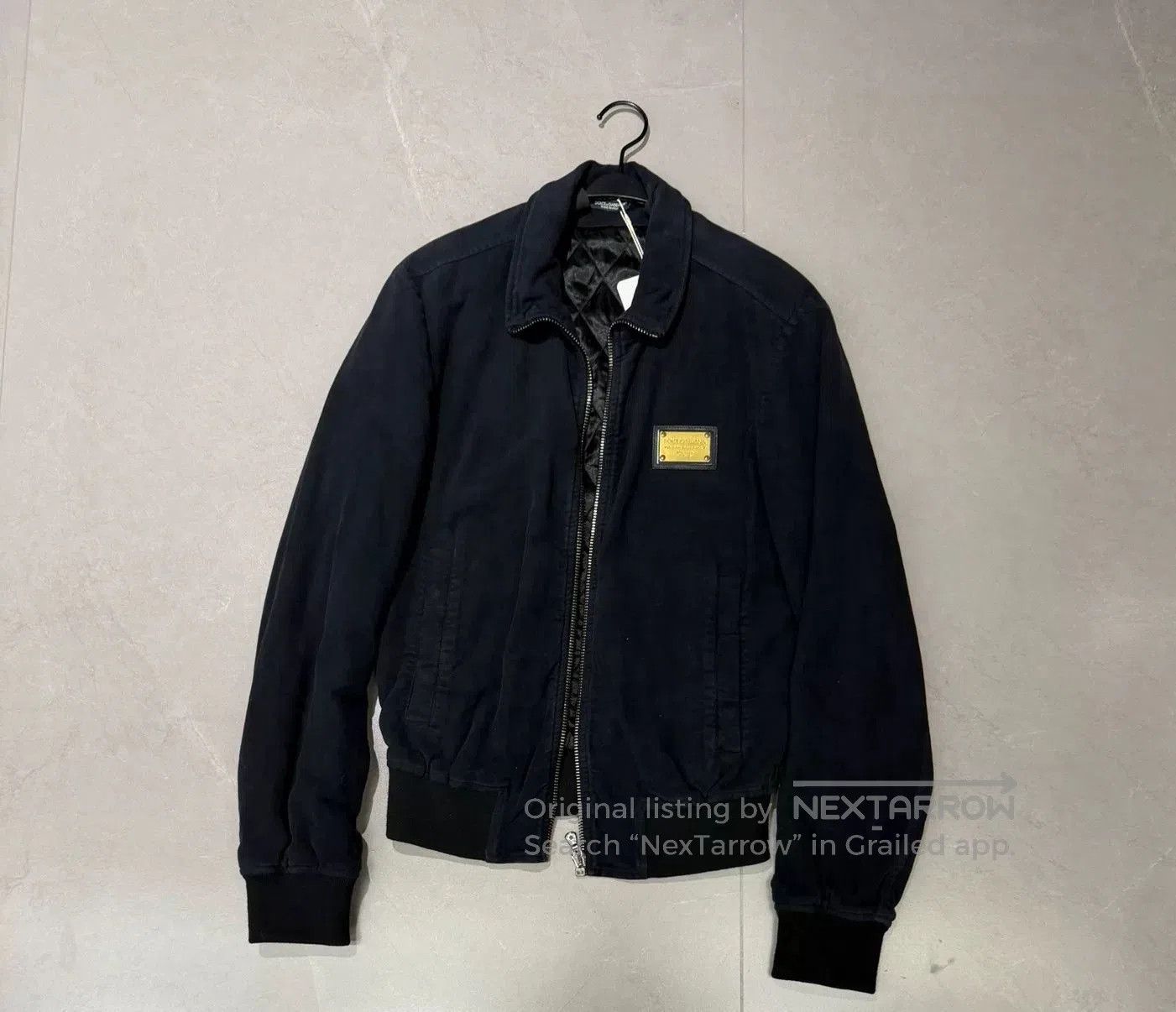 Dolce & Gabbana Dolce & Gabbana Flannel Gold Logo Puffer Jacket. Size US S / EU 44-46 / 1 - 1 Thumbnail