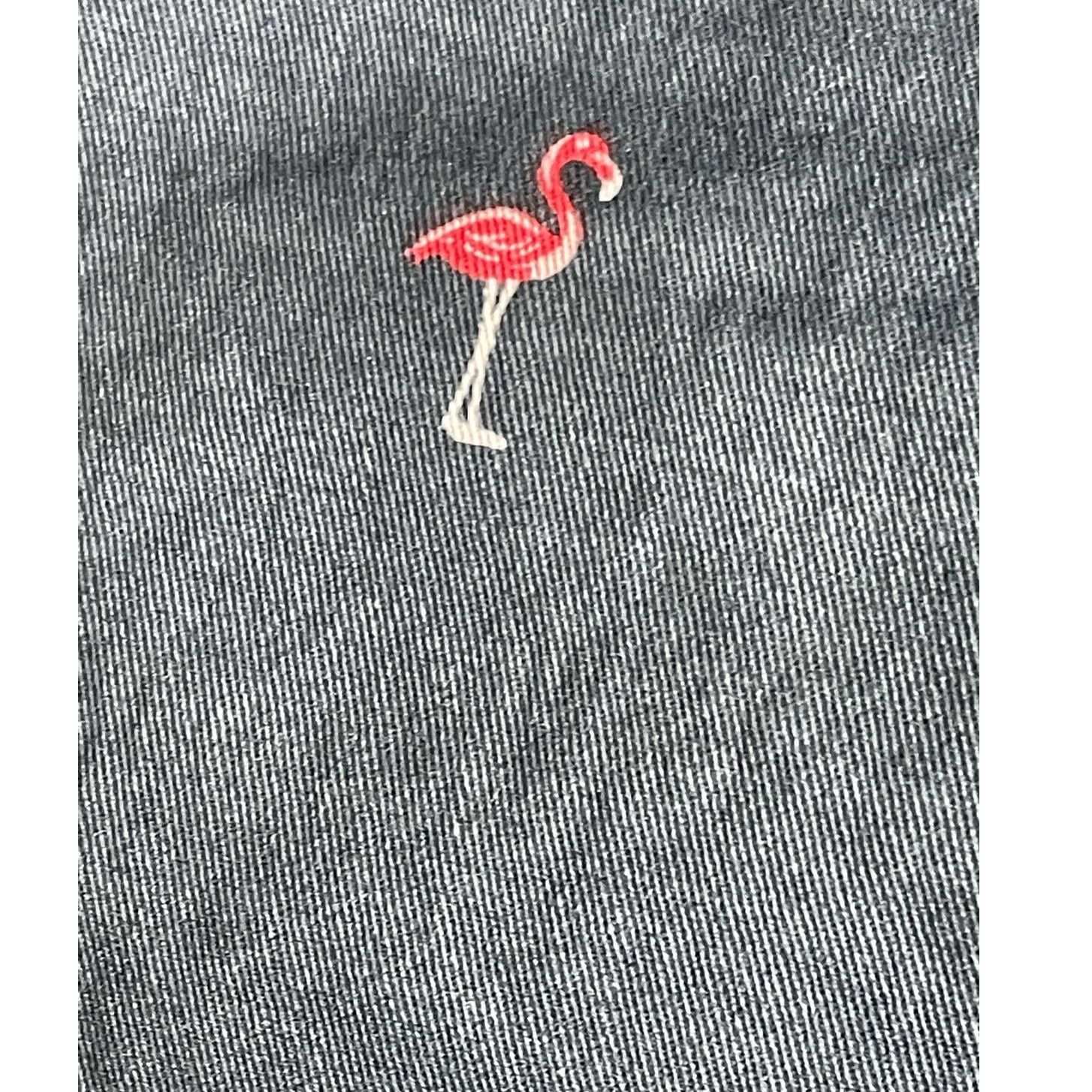 Aeropostale AEROPOSTALE Pink Flamingo print Blue Chino Shorts Size 31 Size US 31 - 9 Thumbnail