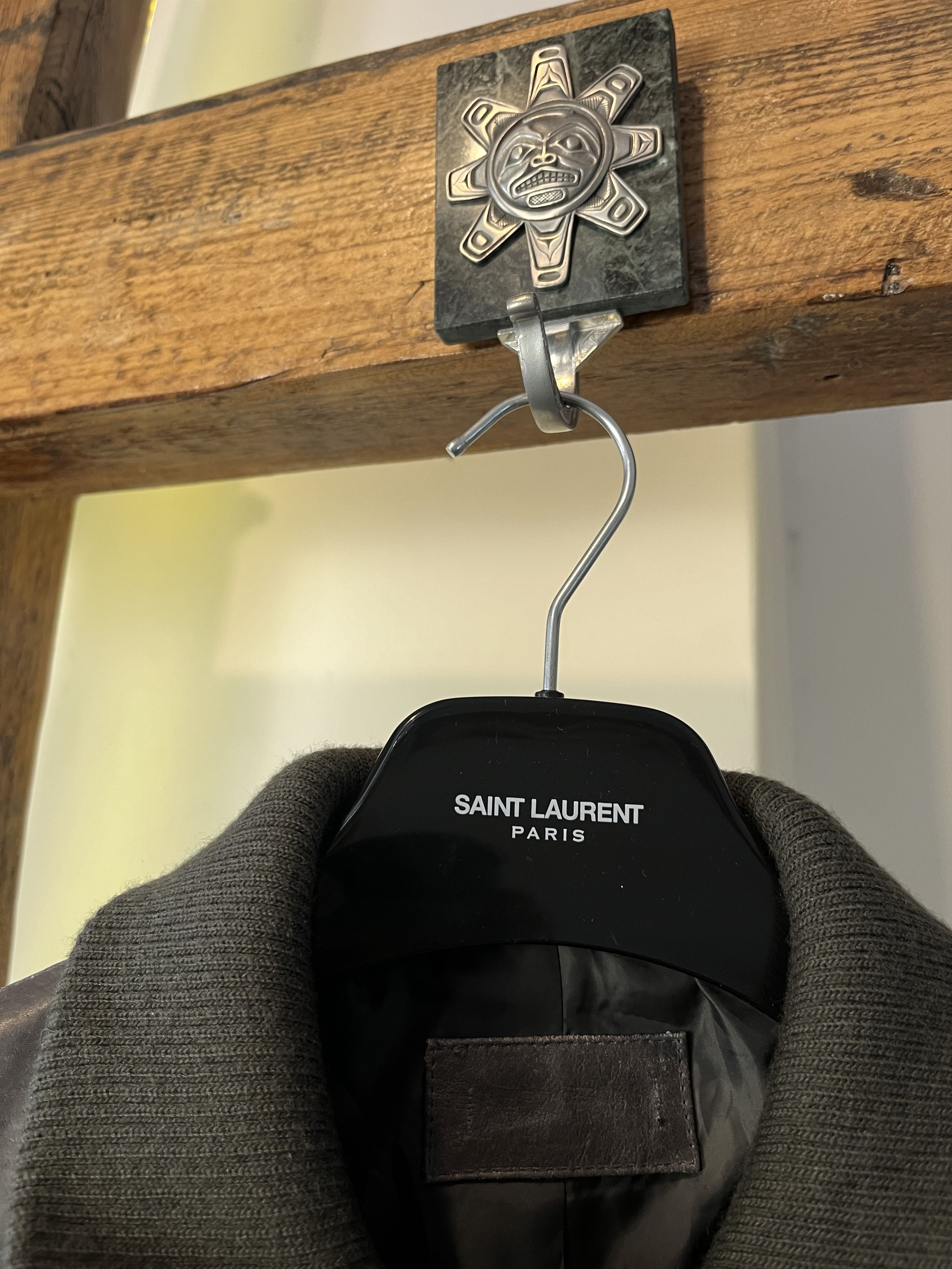Japanese Brand × Vintage 90s Real Leather Gray Biker Jacket Maison Margiela Style Size S / US 4 / IT 40 - 5 Thumbnail