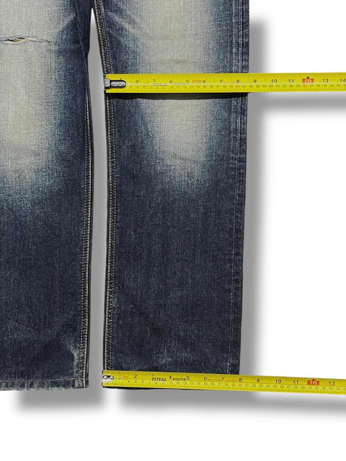 Edwin Edwin 403 Exclusive Vintage Japan - Faded, Distressed Denim Size US 31 - 21 Thumbnail