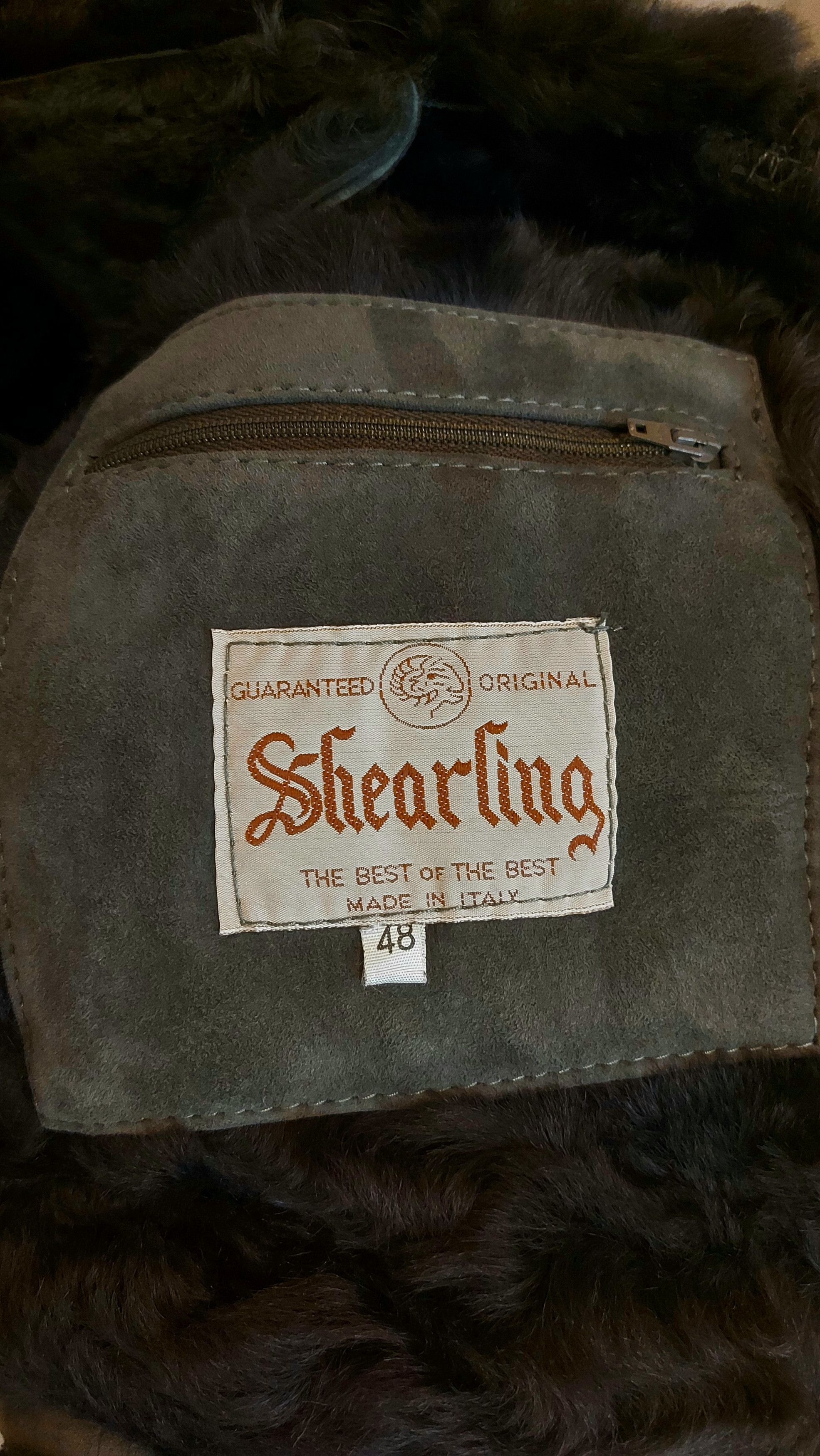 Other Italian Shearling Coat- Genuine Sheepskin - Size 48 EU Size US M / EU 48-50 / 2 - 5 Thumbnail