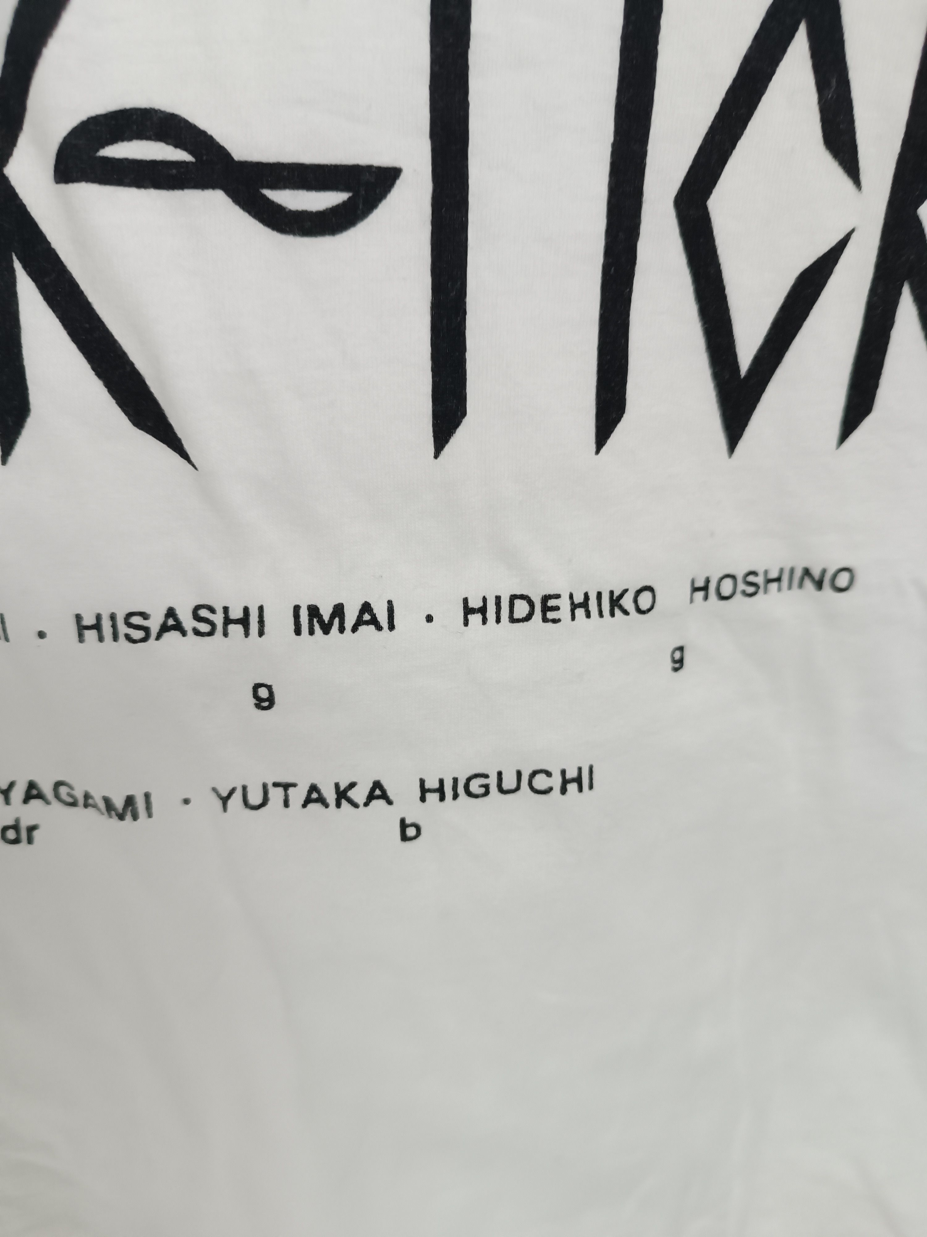 Band Tees VINTAGE 90s BUCK-TICK JROCK BAND VERY RARE hide xjapan larc Size US M / EU 48-50 / 2 - 11 Thumbnail