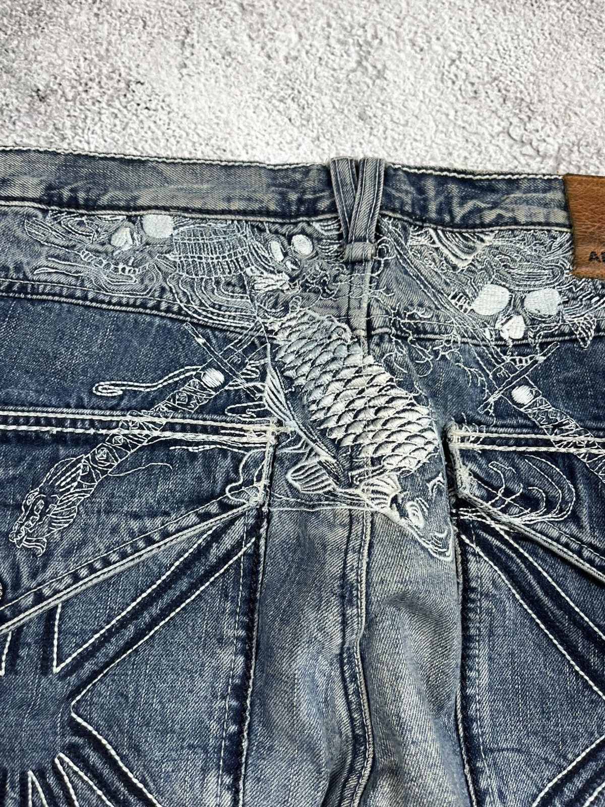 Artful Dodger Rare Jesse Pinkman Embroidered Wings Artful Dodger Denim Size US 36 / EU 52 - 3 Thumbnail