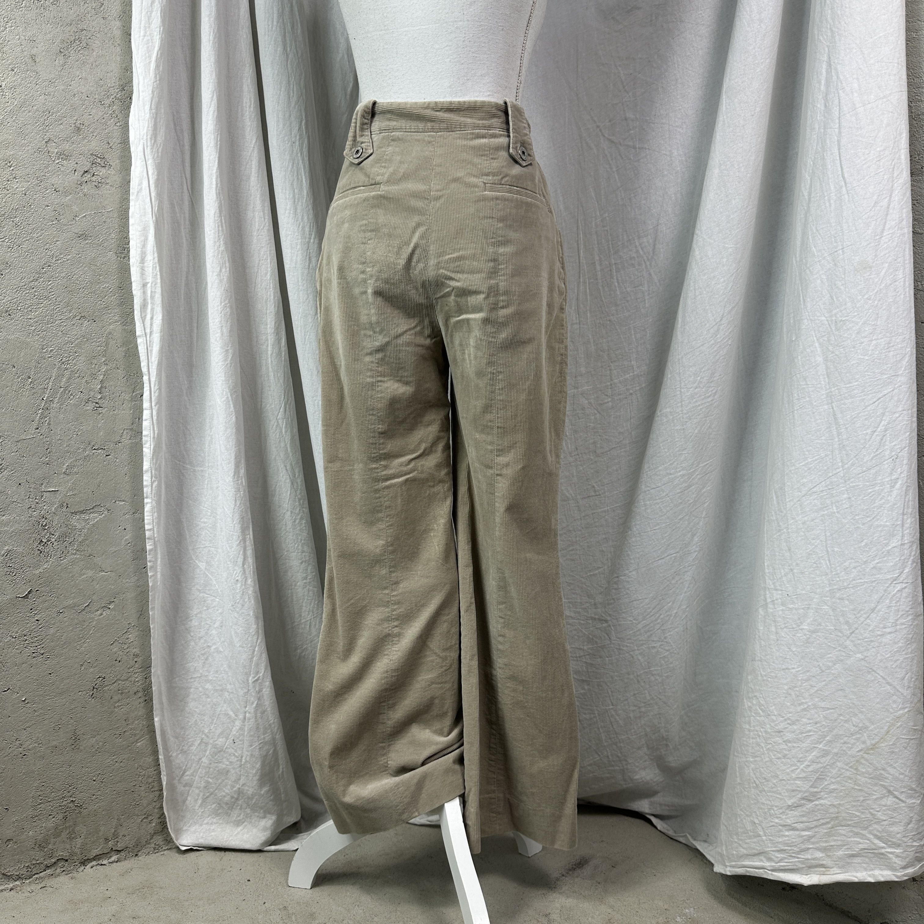 Miu Miu Vintage High Waisted Laced Corduroy Miu Miu Pants 00s Size 25" / US 0 / IT 36 - 10 Thumbnail