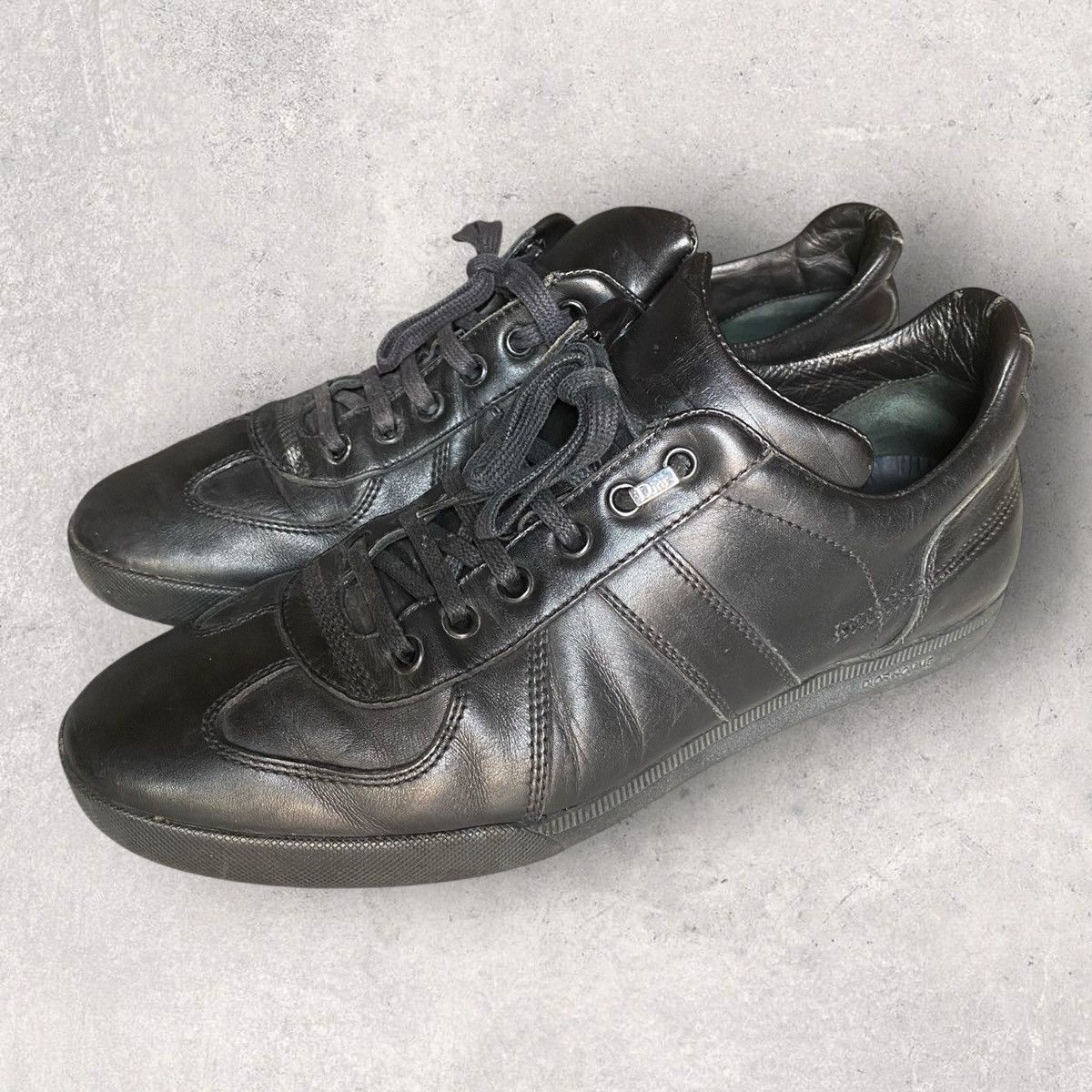 Dior Fall05 Black Leather B01 Hedi Slimane Era Size US 8 / EU 41 - 1 Thumbnail