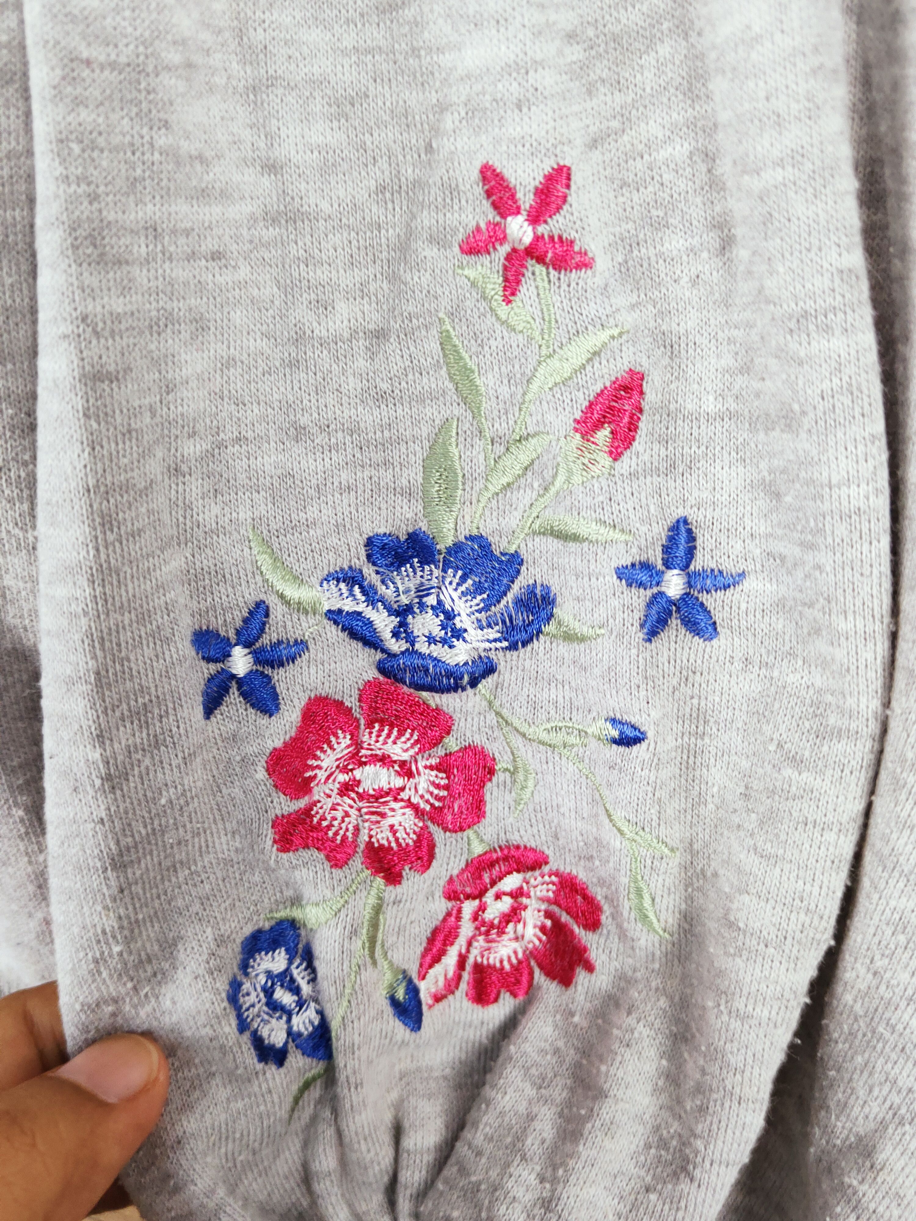 Japanese Brand × Vintage L'espoir Gray Sweatshirts #W1164 Size L / US 10 / IT 46 - 6 Thumbnail