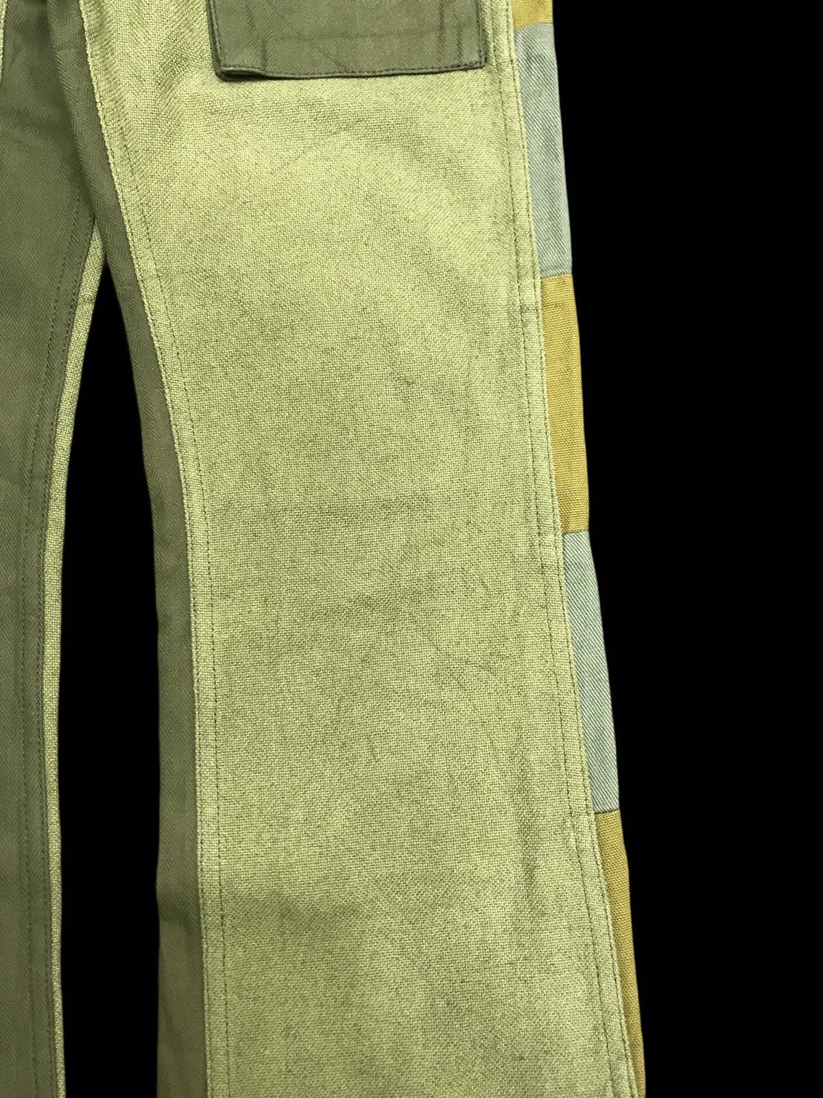 Japanese Brand 💥ART X FLARE💥ARCHIVAL MASH MULTITONES LOW RISE PANT F402 Size US 30 / EU 46 - 7 Thumbnail