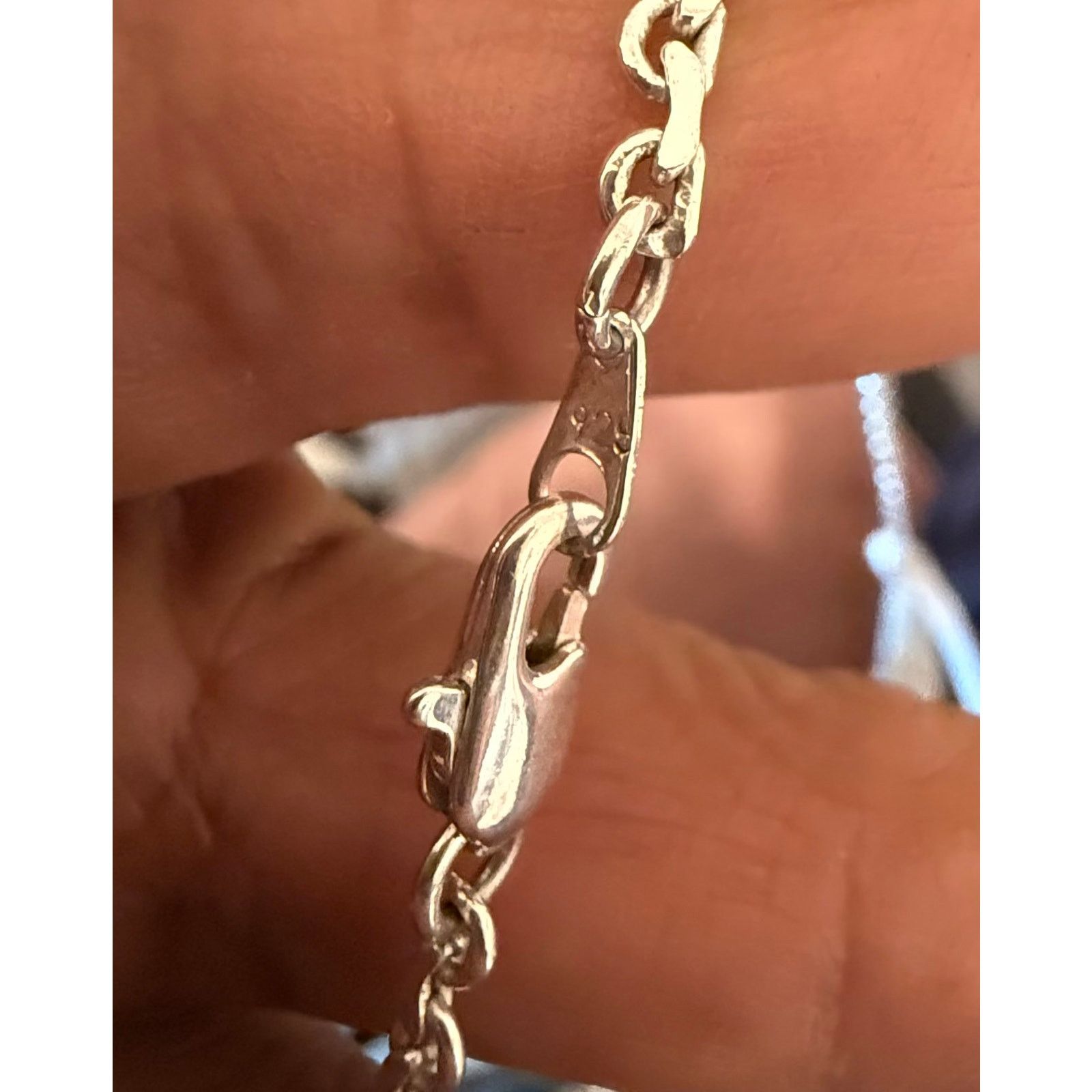 Other Vintage Multi Strand Silver Tone Necklace 16” 23g clasp 925 Size ONE SIZE - 2 Thumbnail