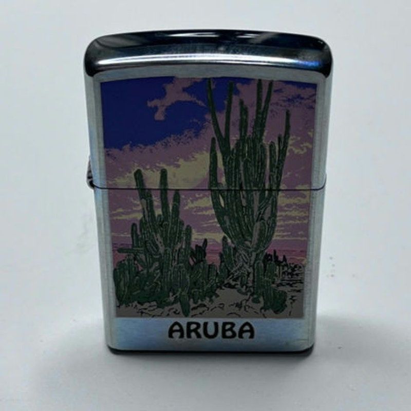 Zippo VINTAGE ZIPPO LIGHTER ARUBA 1999 - MIB Size ONE SIZE - 6 Thumbnail