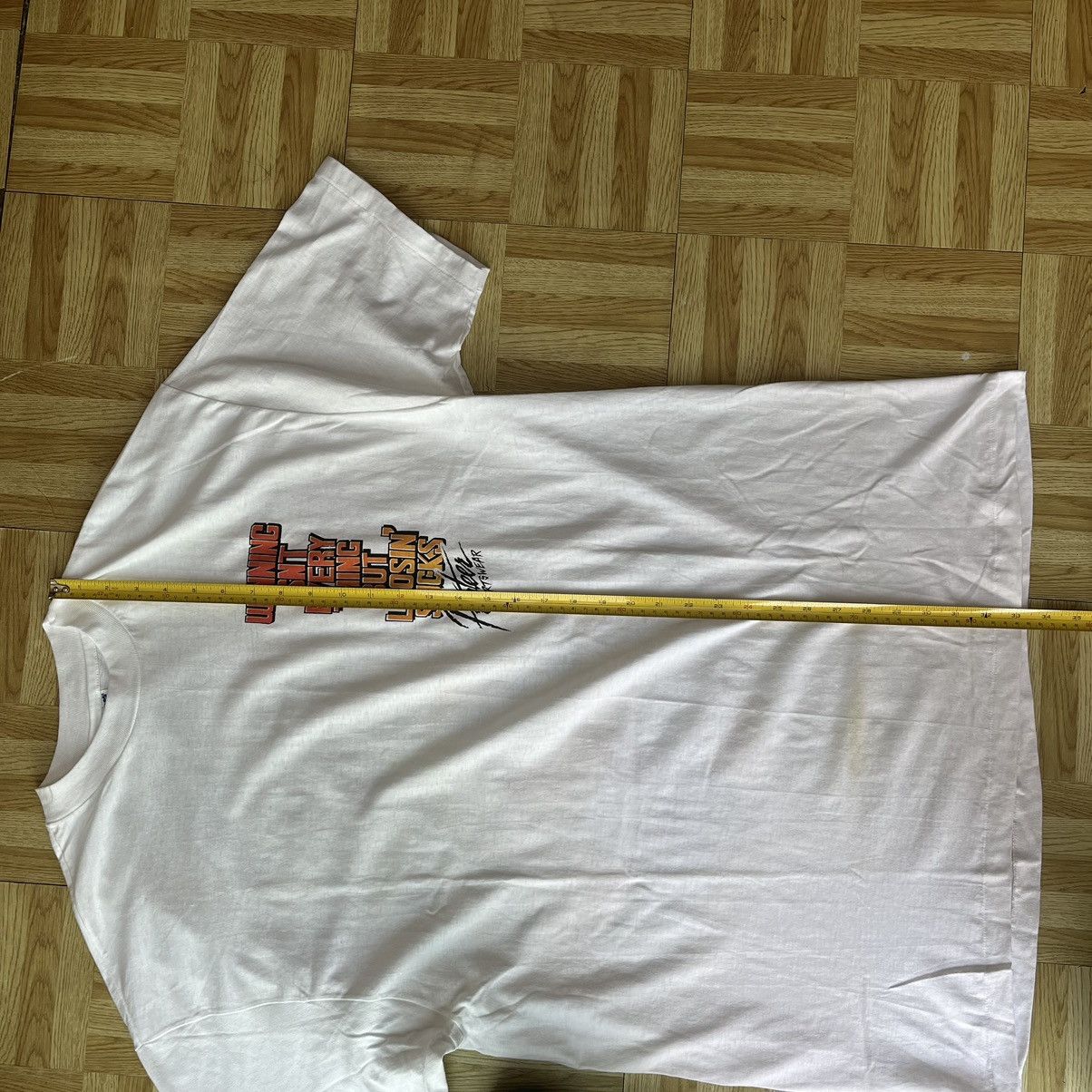 Hanes Vintage 1993 Motocross T Shirt Hanes Beefy-T 90s Deadstock Size US XL / EU 56 / 4 - 4 Thumbnail