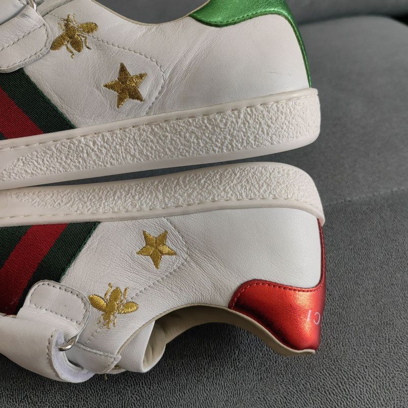 Gucci Gucci Ace Bee Embroidered Sneakers - Size US 5.5 / EU 38 - 7 Thumbnail