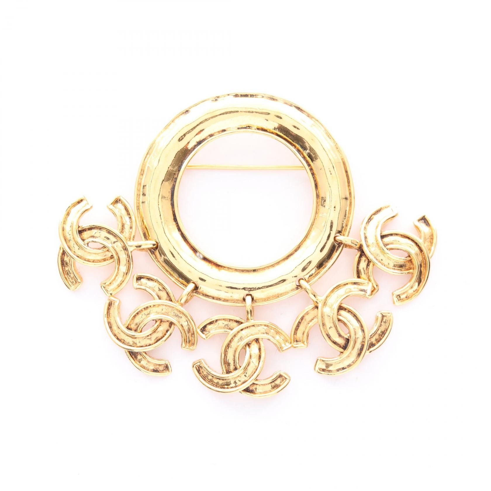 Chanel Chanel Chanel Coco Mark Brooch Metal Brooch DUTY FREE for USA Size ONE SIZE - 1 Thumbnail
