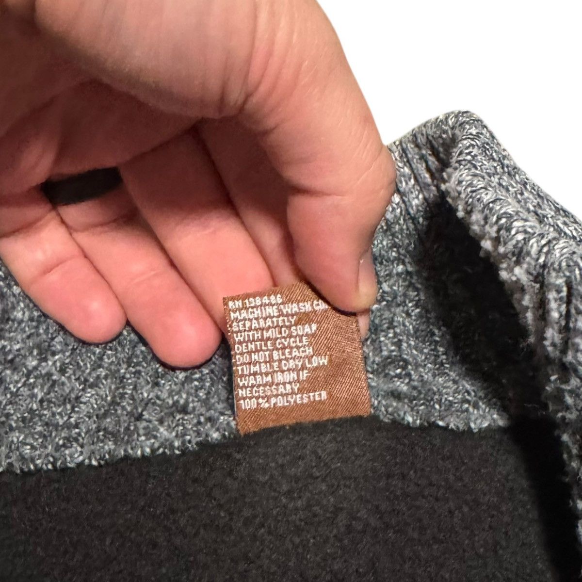 Other Usicon Gray/Black Oversized 1/4 Zip Sweater Men's Small Size US S / EU 44-46 / 1 - 6 Thumbnail
