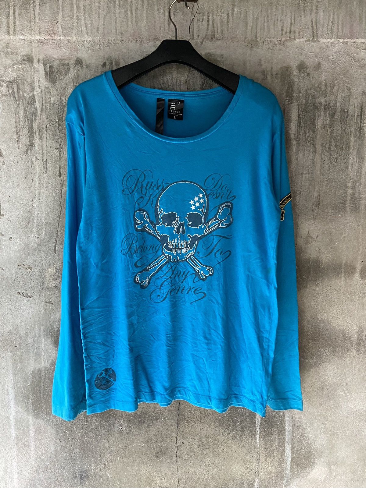 Le Grande Bleu (L.G.B.) RUSS-K SIX STARS AND TRIPLE CROWNS LONG SLEEVE Size US M / EU 48-50 / 2 - 1 Thumbnail