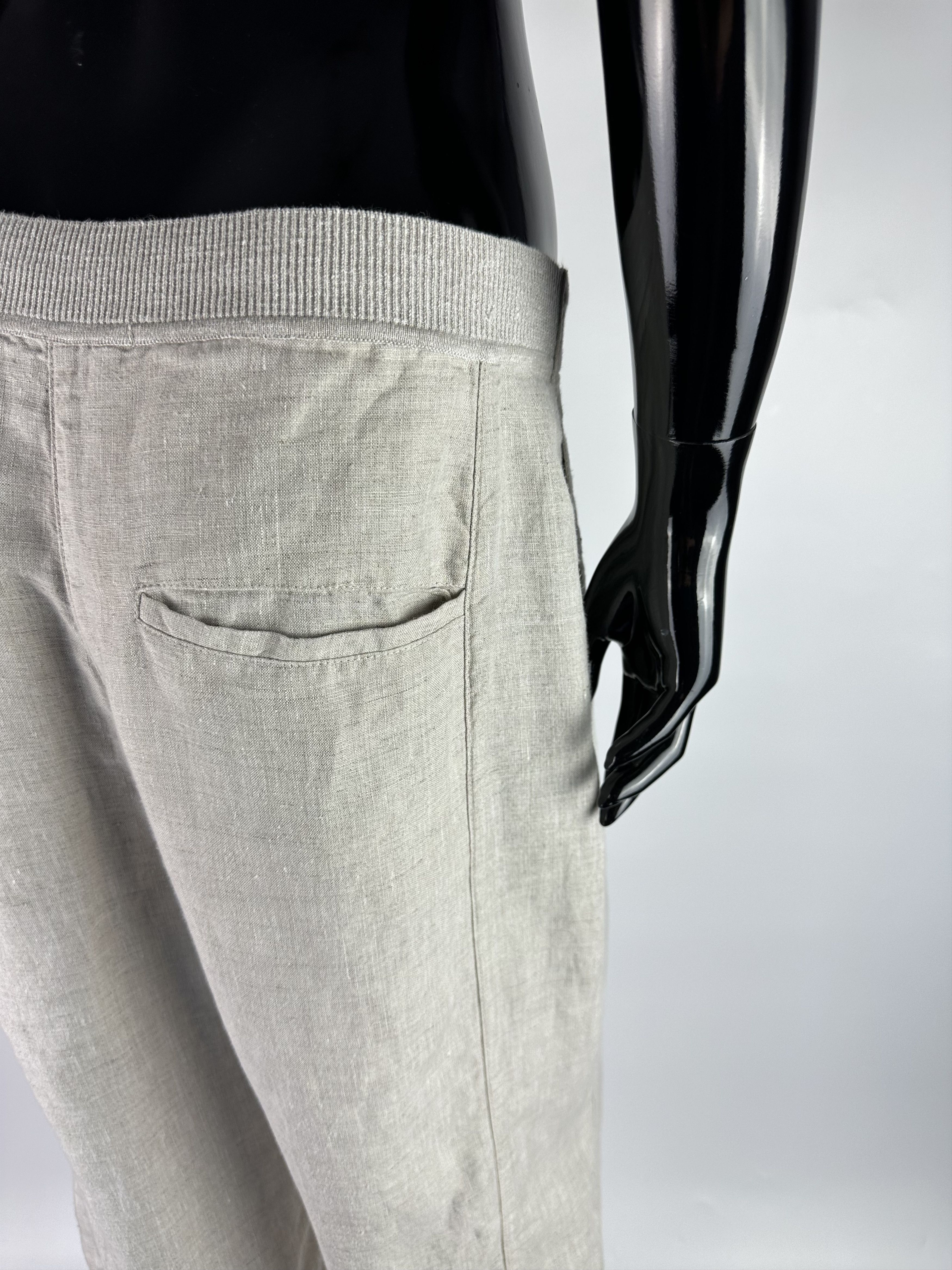 Annette Gortz Annette Gortz Hemp Pants Gray Size 36 Size 27" / US 4 / IT 40 - 4 Thumbnail