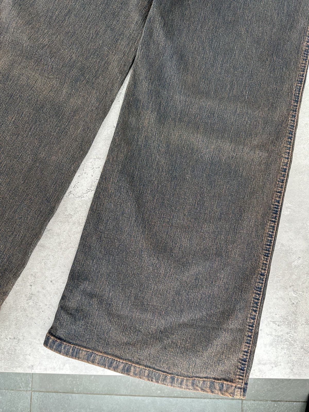 Japanese Brand Vintage Wide Jeans Y2K Size 27" / US 4 / IT 40 - 13 Thumbnail