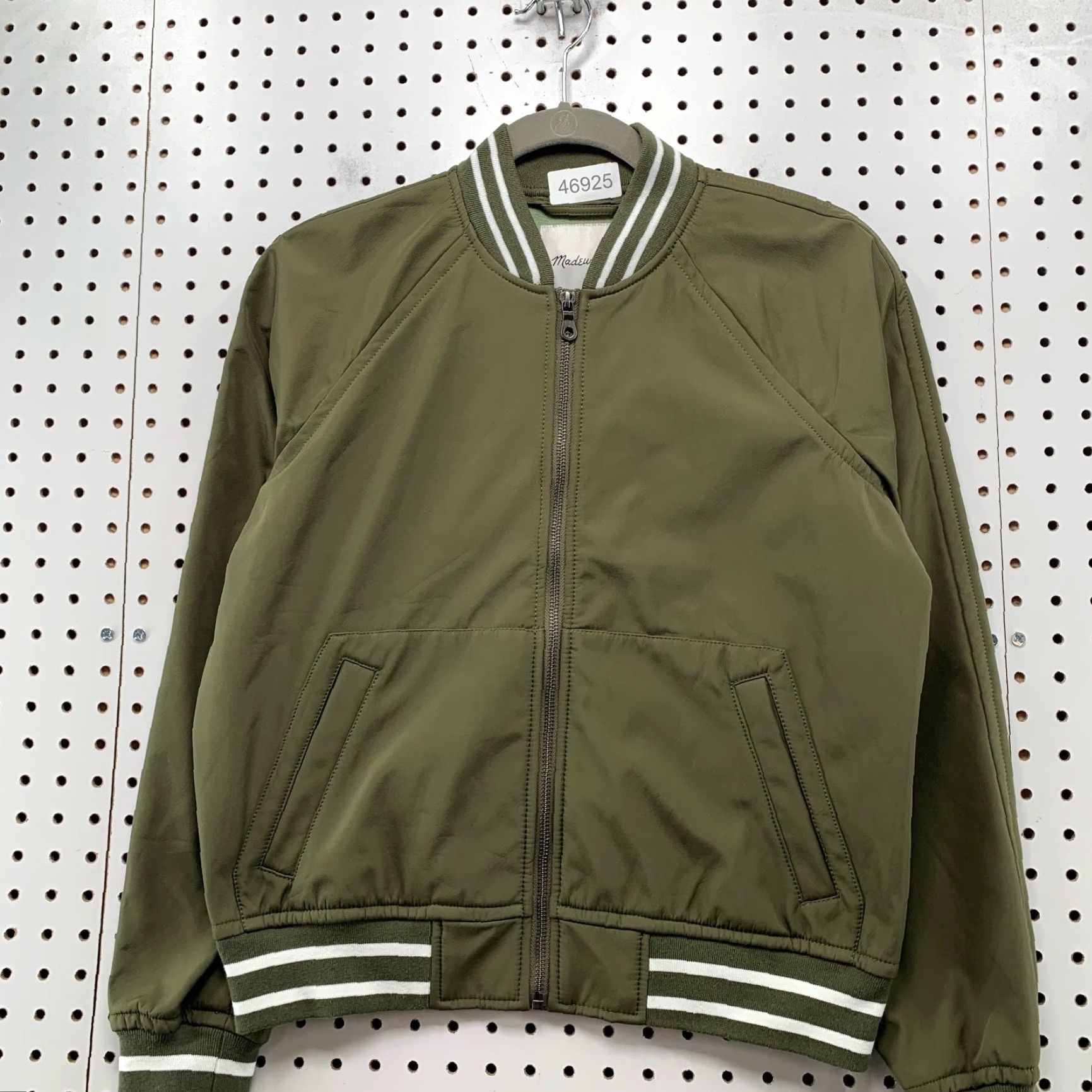 Madewell **Madewell Bomber Jacket Green Women's Small Lined Long Sleeve** User: Madewell Bomber Jacket Green Women's Small Lined Long Sleeve Size S / US 4 / IT 40 - 4 Thumbnail