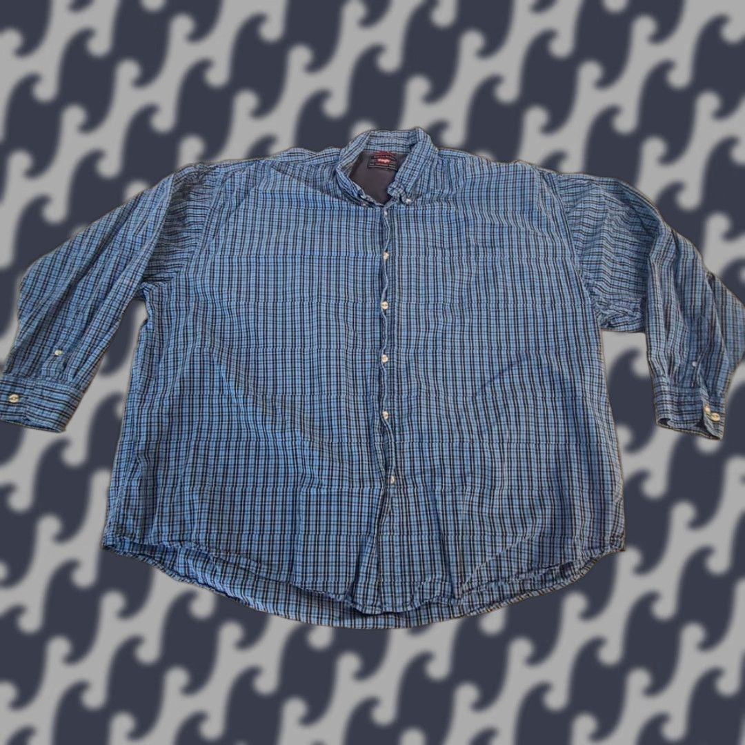 Wrangler Wrangler Mens Plaid Long Sleeve Button Up Shirt 3XL Size US XXL / EU 58 / 5 - 1 Thumbnail