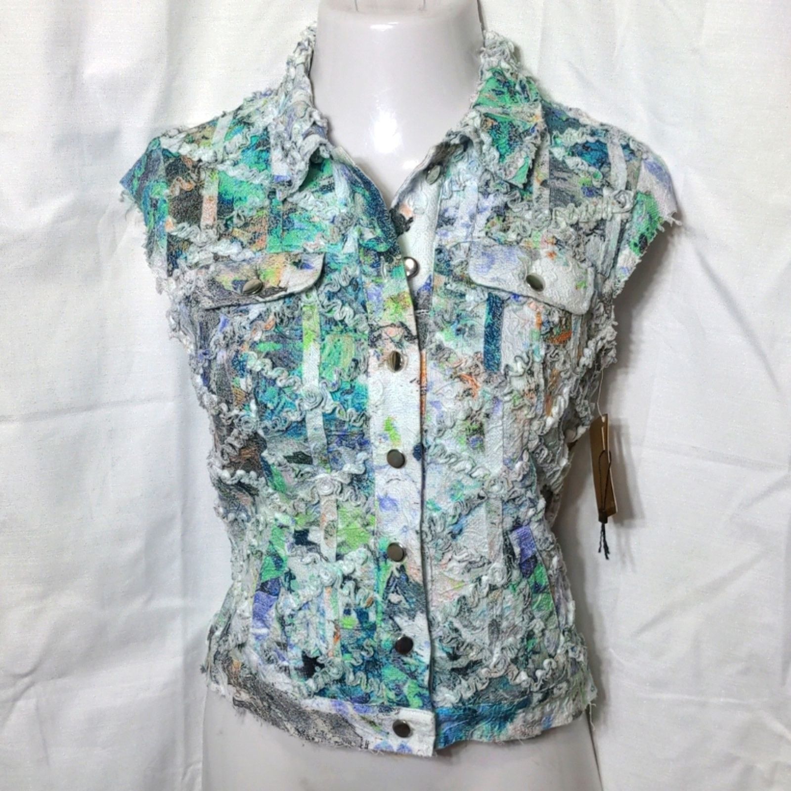 Other ALBERTO MAKALI Watercolor Sleeveless Vest Size 6 Size M / US 6-8 / IT 42-44 - 1 Thumbnail
