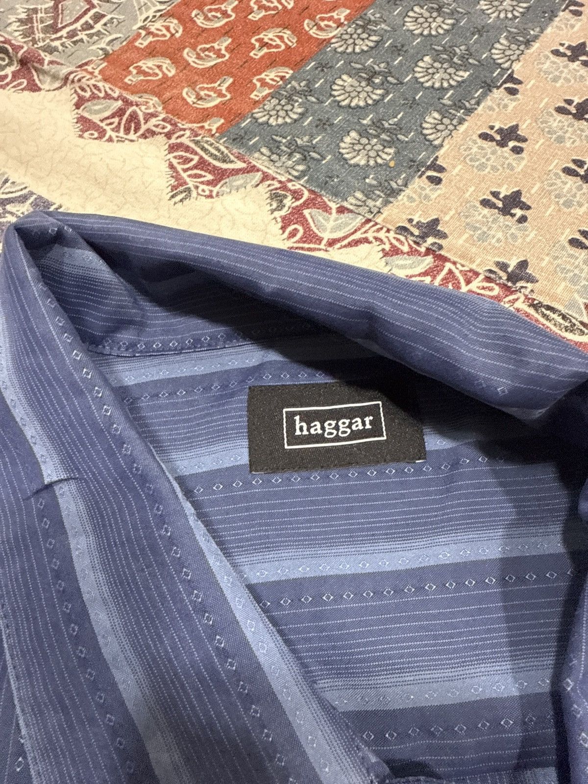 Haggar Haggar Clothing Casual Button Down Shirt Pre-owned Size US L / EU 52-54 / 3 - 3 Thumbnail