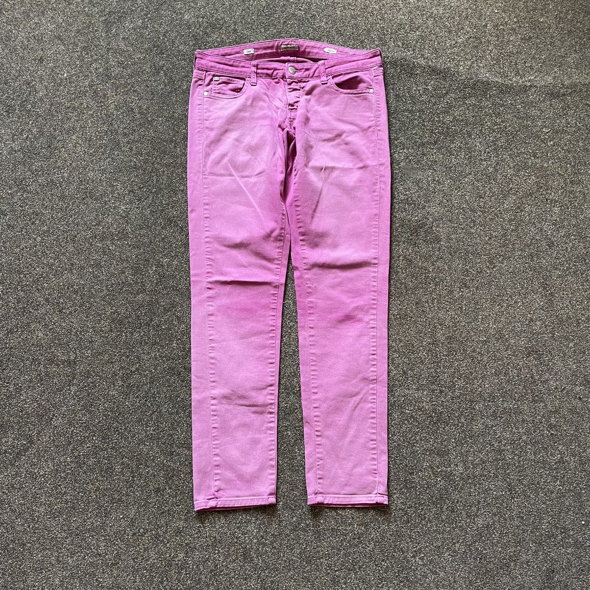 Vintage Vintage Y2K Miss Sixty Baggy Pink Pants Skater Distressed 31 Size 31" - 11 Thumbnail