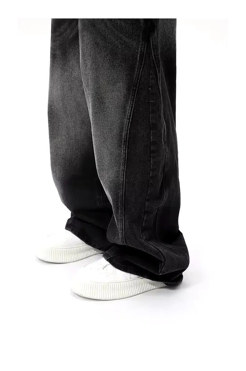 Japanese Brand Street style baggy wide leg loose casual jeans y2k Size US 30 / EU 46 - 5 Thumbnail
