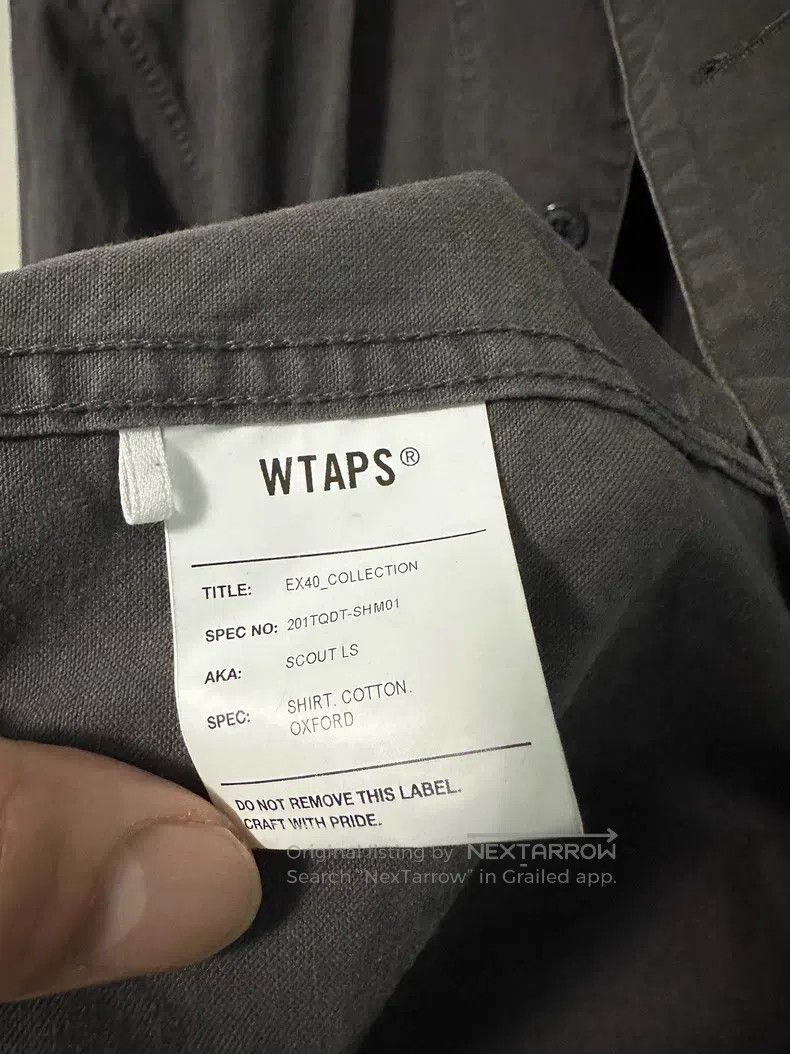 Wtaps Wtaps Long-sleeved collarless single pocket shirt Size US M / EU 48-50 / 2 - 3 Thumbnail