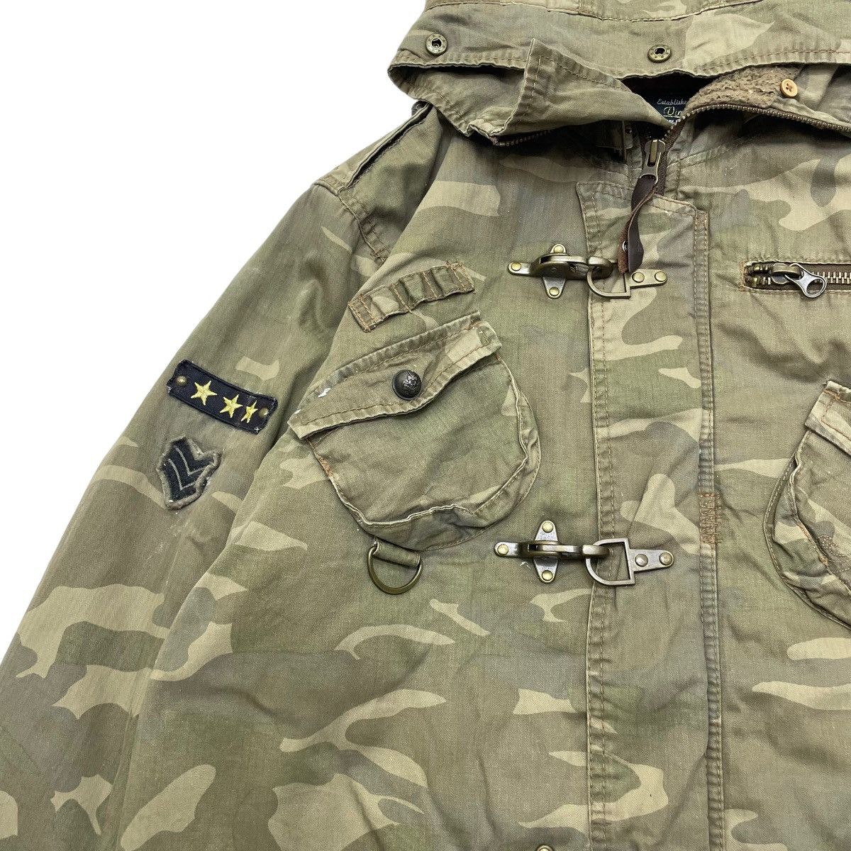 14th Addiction 🔥Japanese Brand Kiss Mark Camo Field Jacket Size US M / EU 48-50 / 2 - 5 Thumbnail