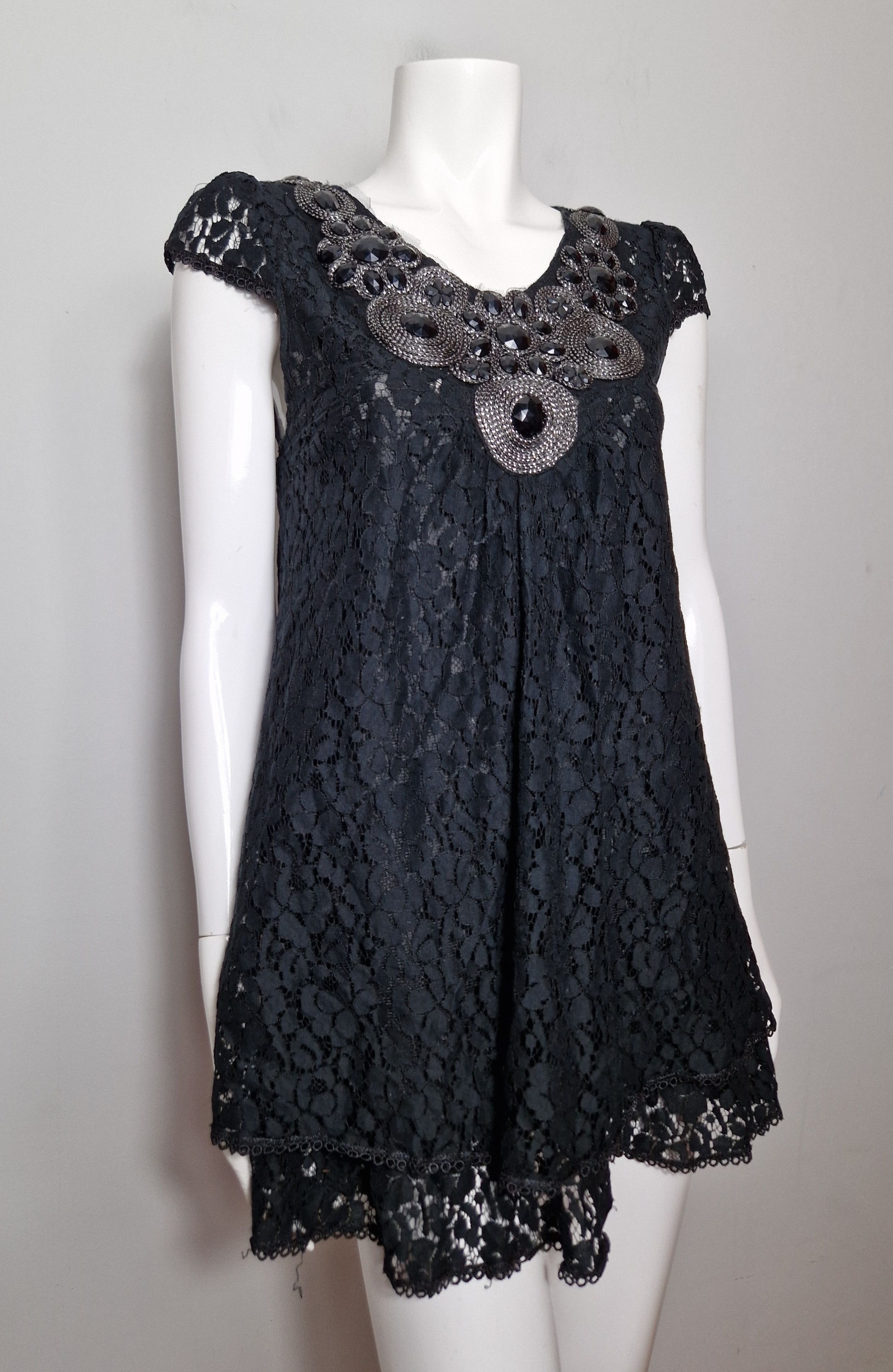 Hysteric Glamour × Vintage vintage lace goth punk blouse Size S / US 4 / IT 40 - 8 Thumbnail