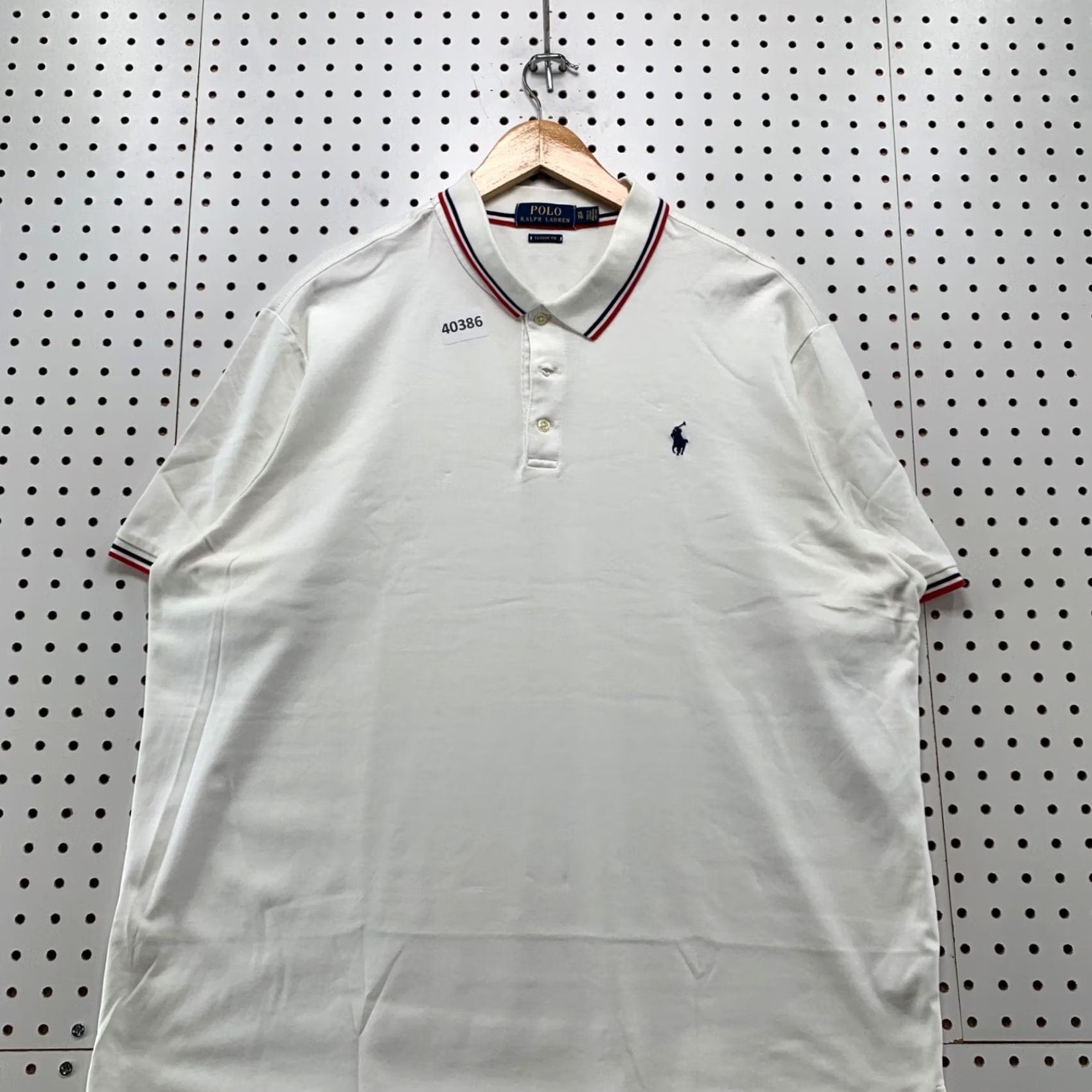 Polo Ralph Lauren Polo Ralph Lauren Collar Shirt Mens XL White Preppy Casual Pony Size US XL / EU 56 / 4 - 4 Thumbnail