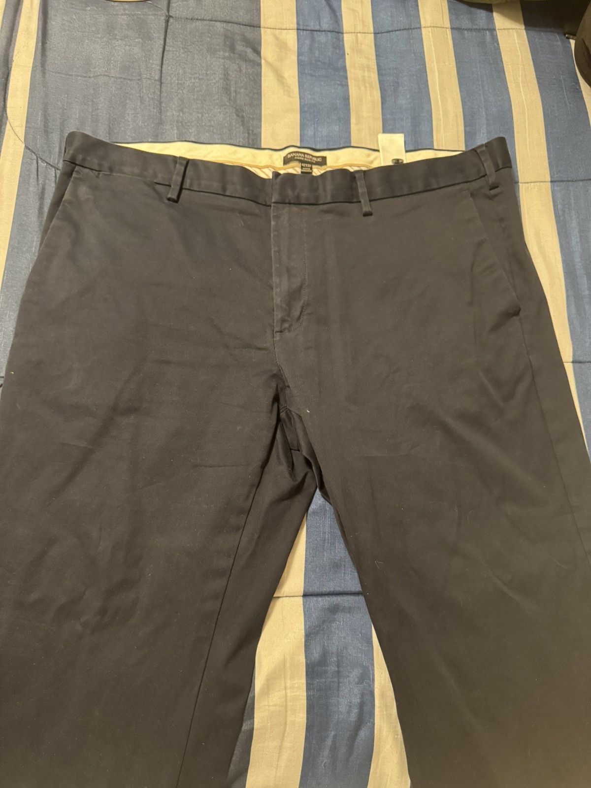 Banana Republic Banana Republic Slim Rapid Movement Chino Navy Blue Size US 42 / EU 58 - 4 Thumbnail