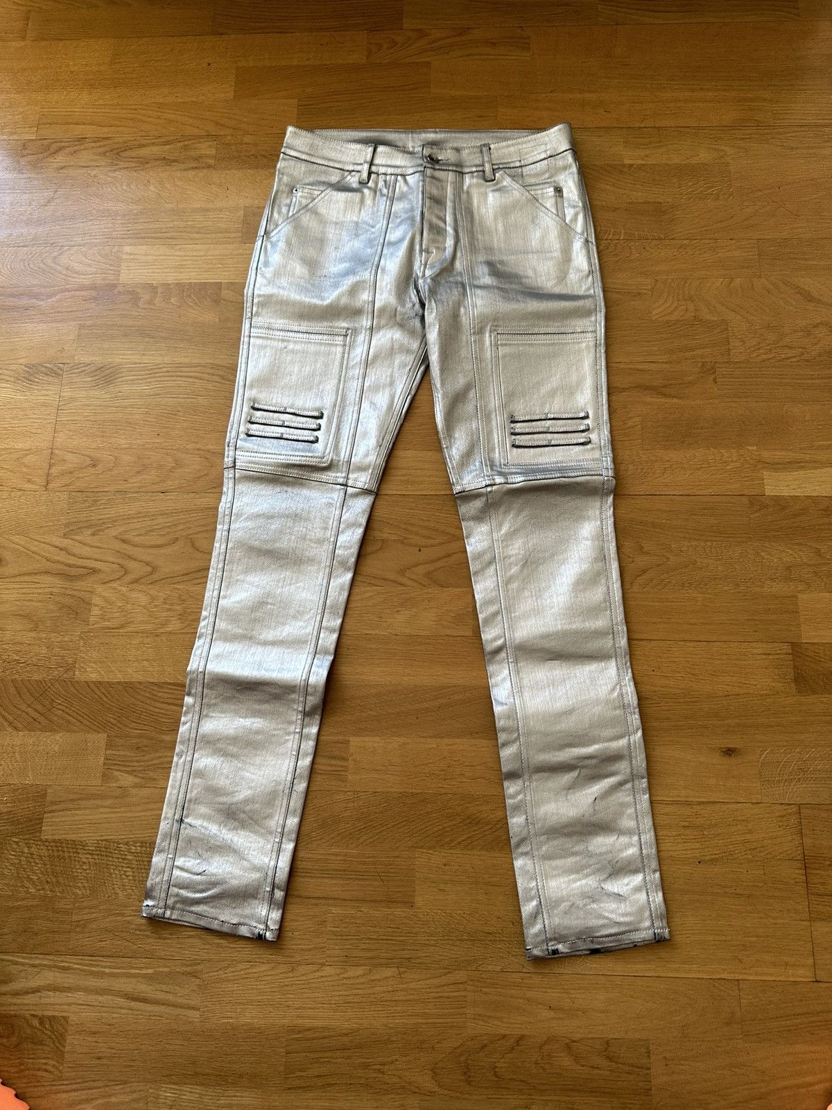image of Rick Owens x Rick Owens Drkshdw Rick Owen’S Degrading Denim in Grey, Men's (Size 34)