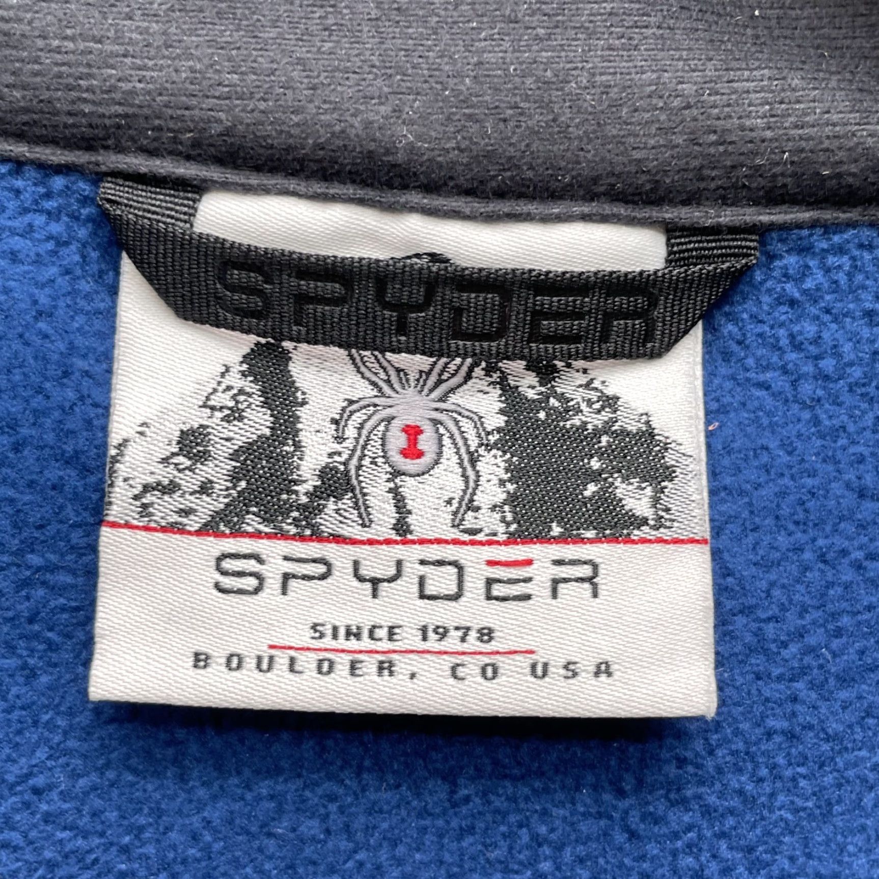 Spyder Spyder Mens Large Blue 1/4 Zip Core Sweater Gorpcore Tech Sportswear Performance Shirt Size US L / EU 52-54 / 3 - 6 Thumbnail