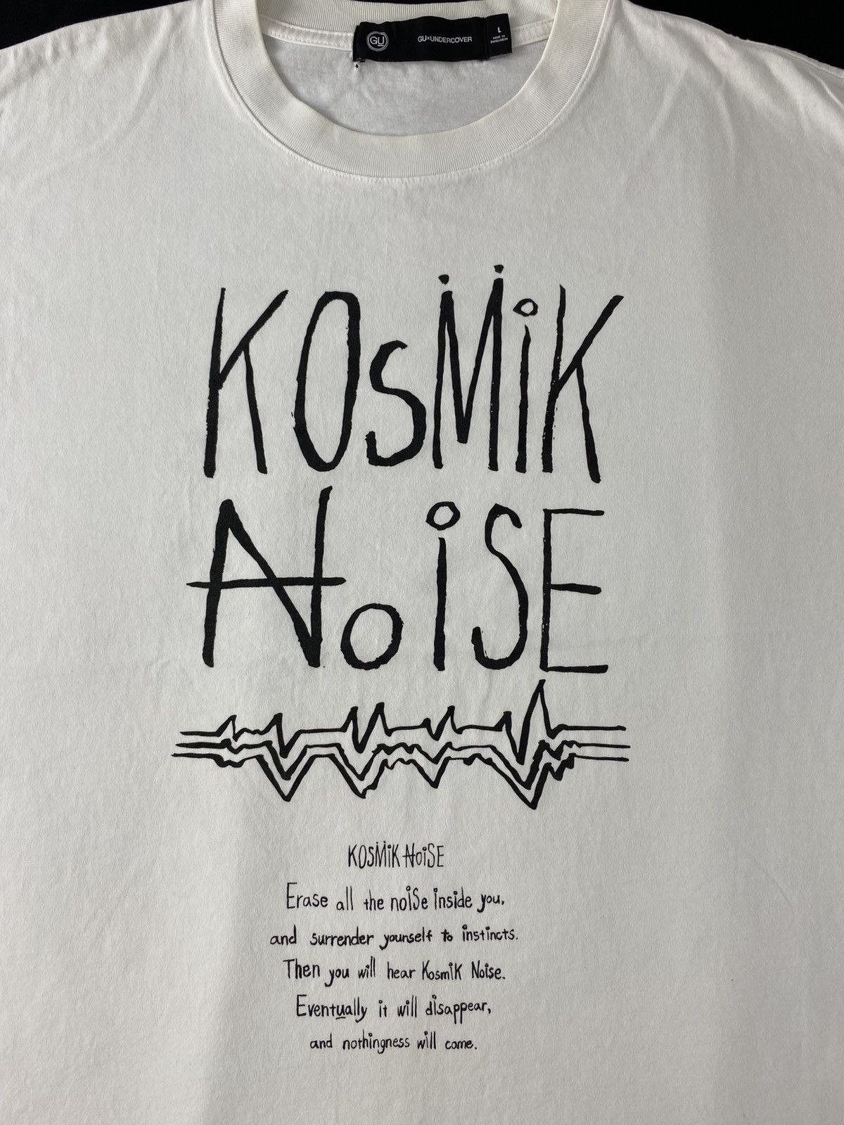 GU × Undercover GU x Undercover Kosmik Noise 2024 Humor Printed Tee Size US L / EU 52-54 / 3 - 4 Thumbnail