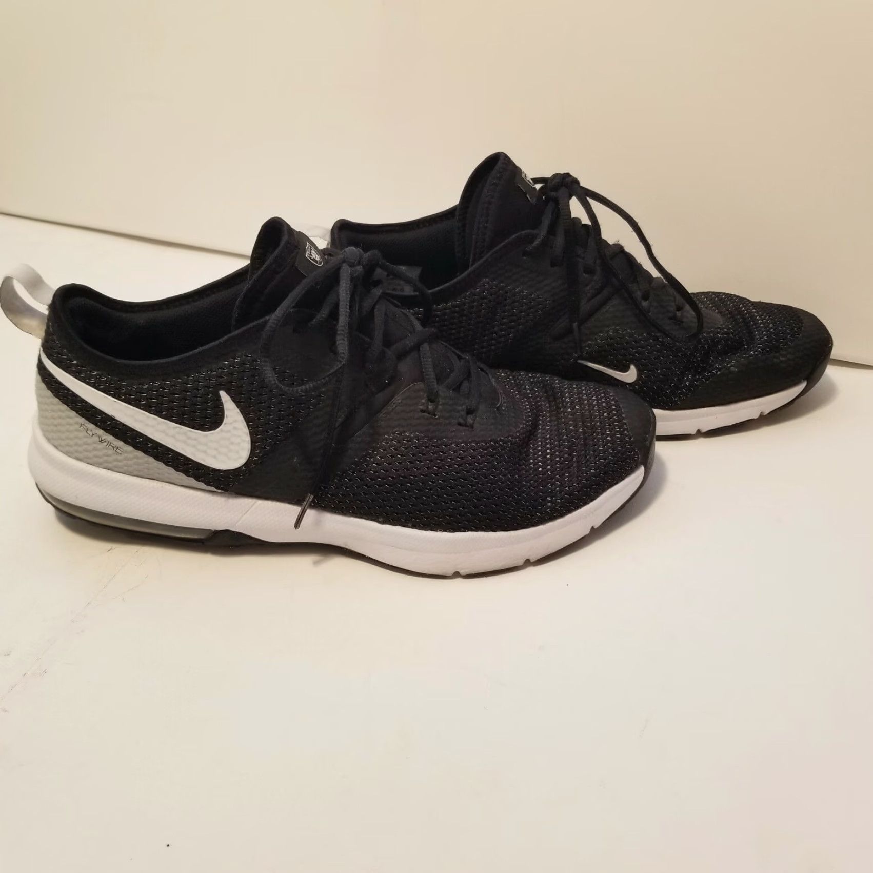 Nike Nike Flywire Mens Black Raiders Athletic Sneakers Size 14 Size US 14 / EU 47 - 4 Thumbnail