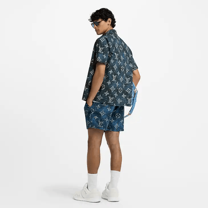 Louis Vuitton Printed Monogram Swim Shorts Size US 36 / EU 52 - 4 Thumbnail
