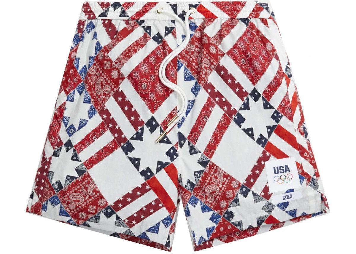 Kith USA Starry Quilt Active Short - M