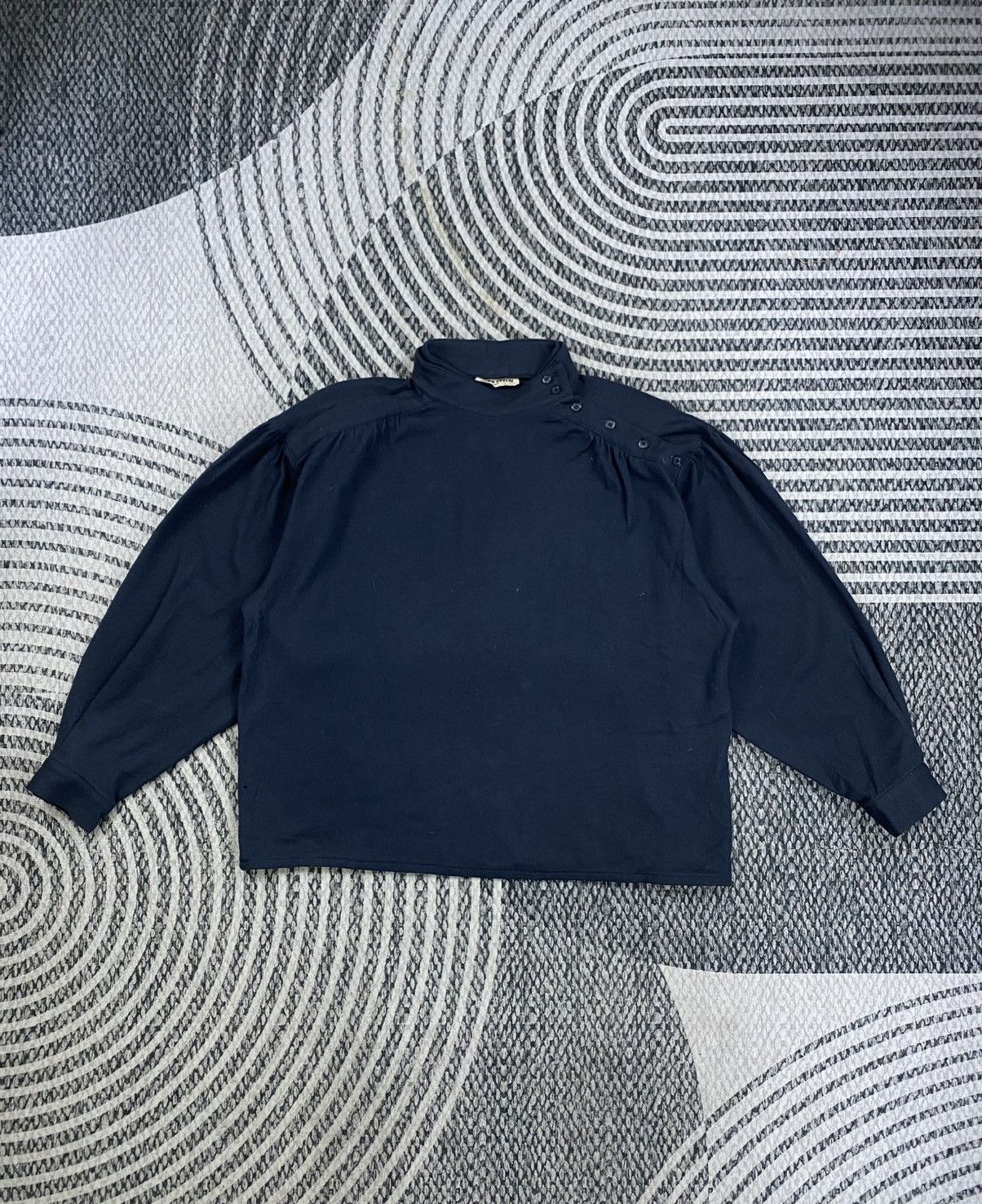 Vintage Enrico Coveri Cotton Plain Longsleeve Shirt