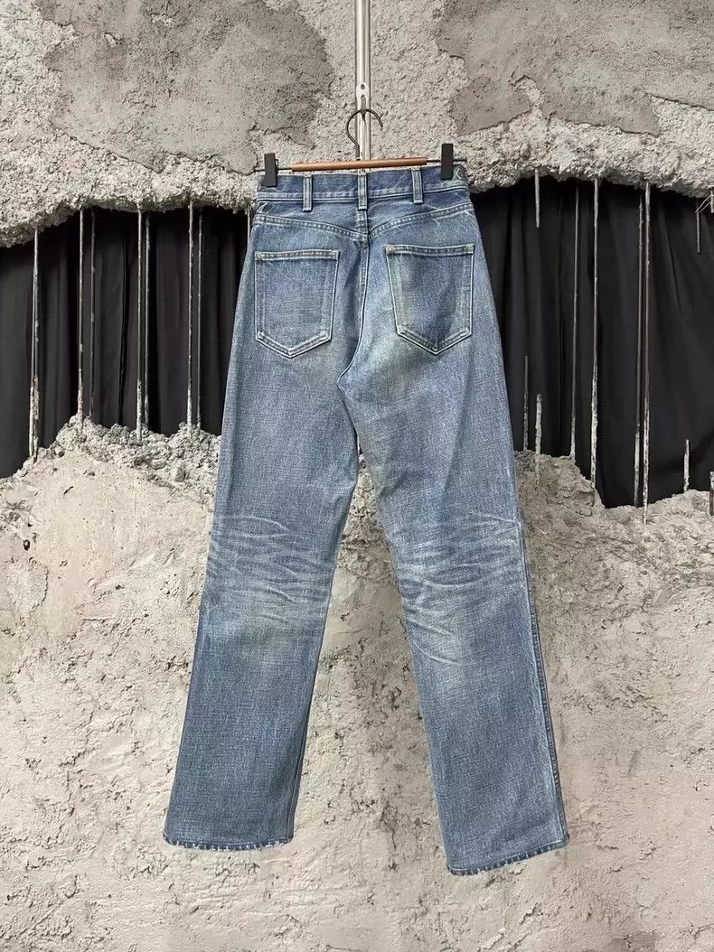 Celine Celine Chain Detail Denim Pants Size 26 27 Size US 26 / EU 42 - 2 Thumbnail