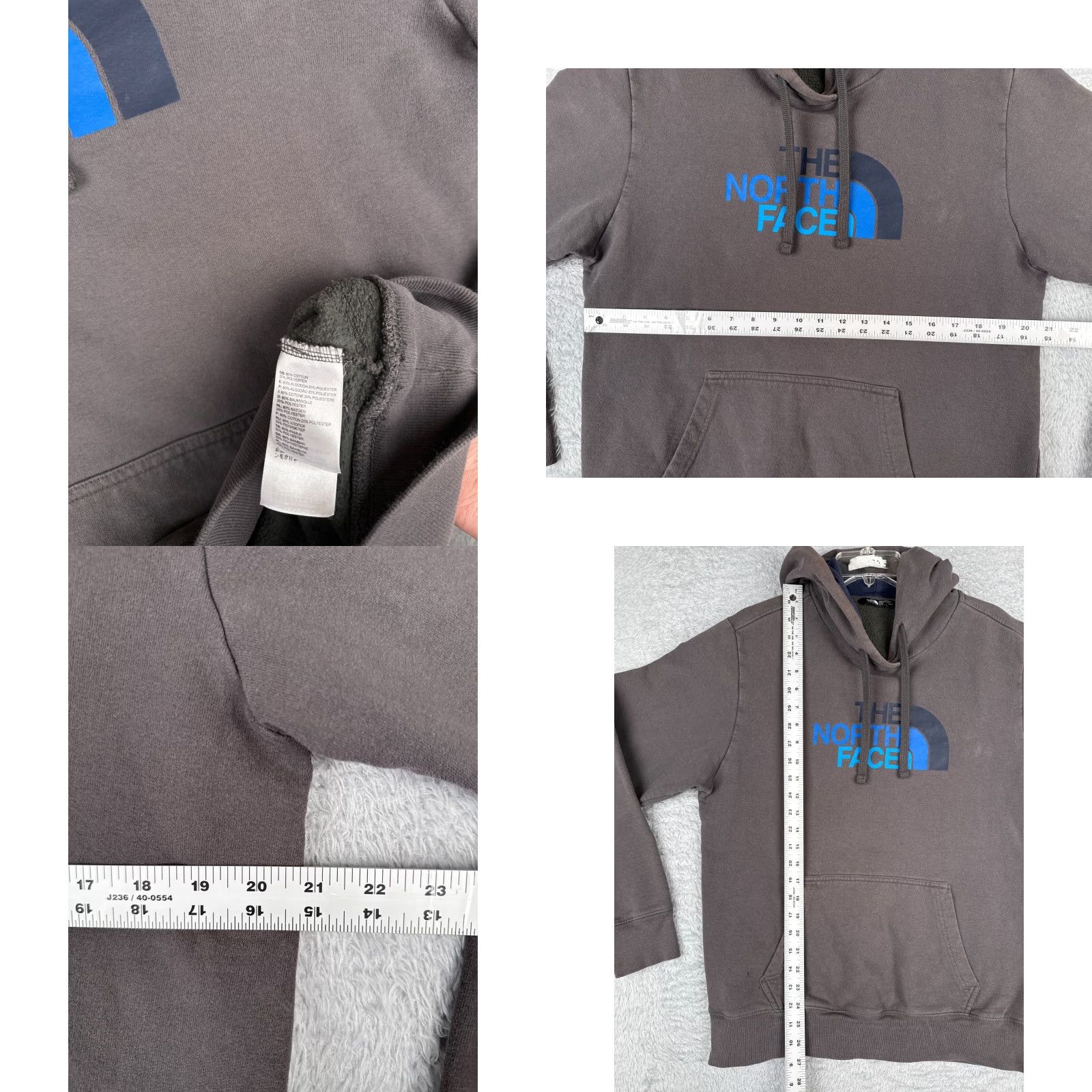 The North Face The North Face Hoodie Men Medium Brown Cotton Blend Pullover Zip Lightweight Logo Classic Sports Size US M / EU 48-50 / 2 - 8 Thumbnail