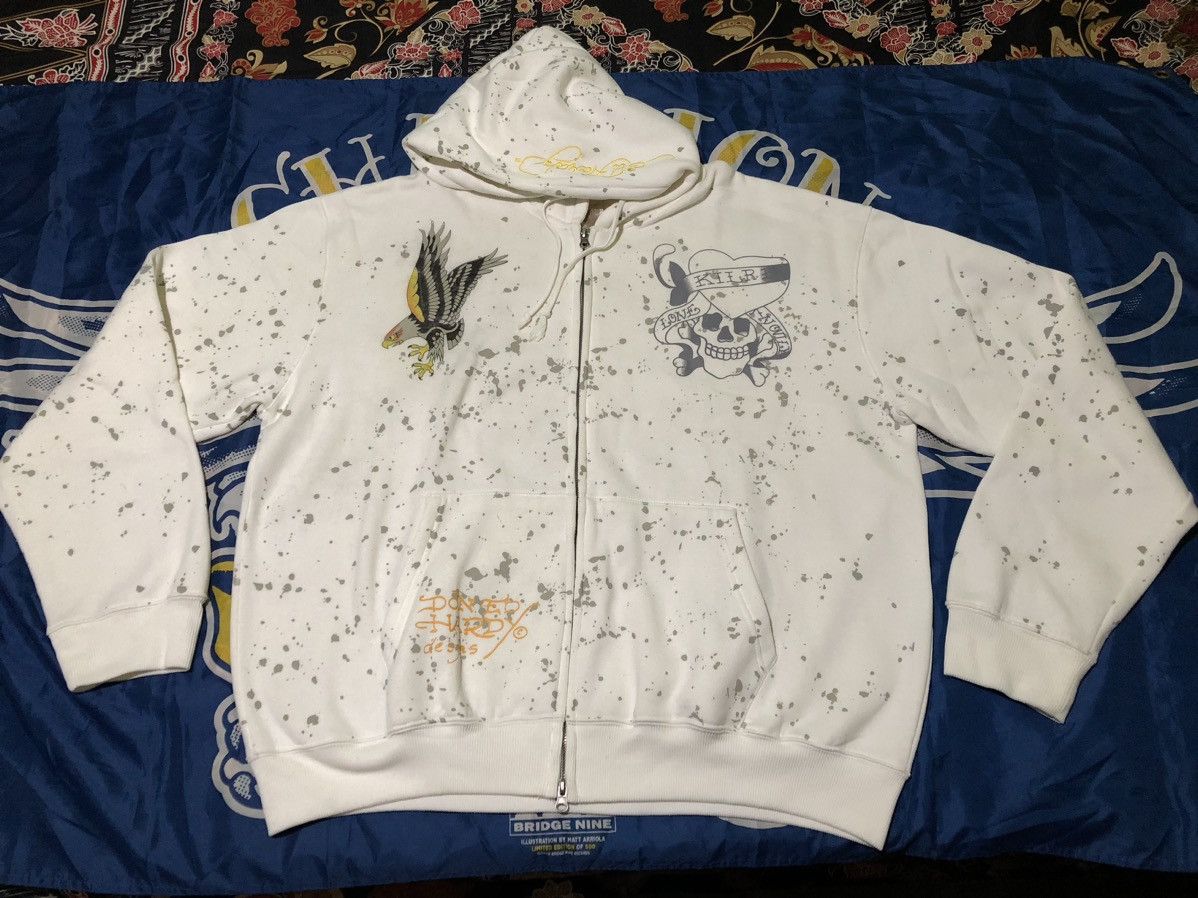 Christian Audigier Ed Hardy x Christian Audigier zipper hoodie zip Size US L / EU 52-54 / 3 - 1 Thumbnail
