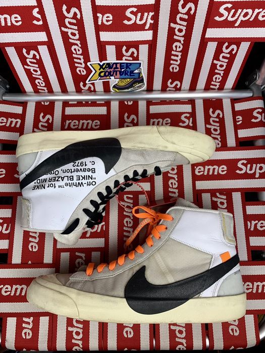 Nike Nike Blazer Mid Off-White Size 10 | Grailed