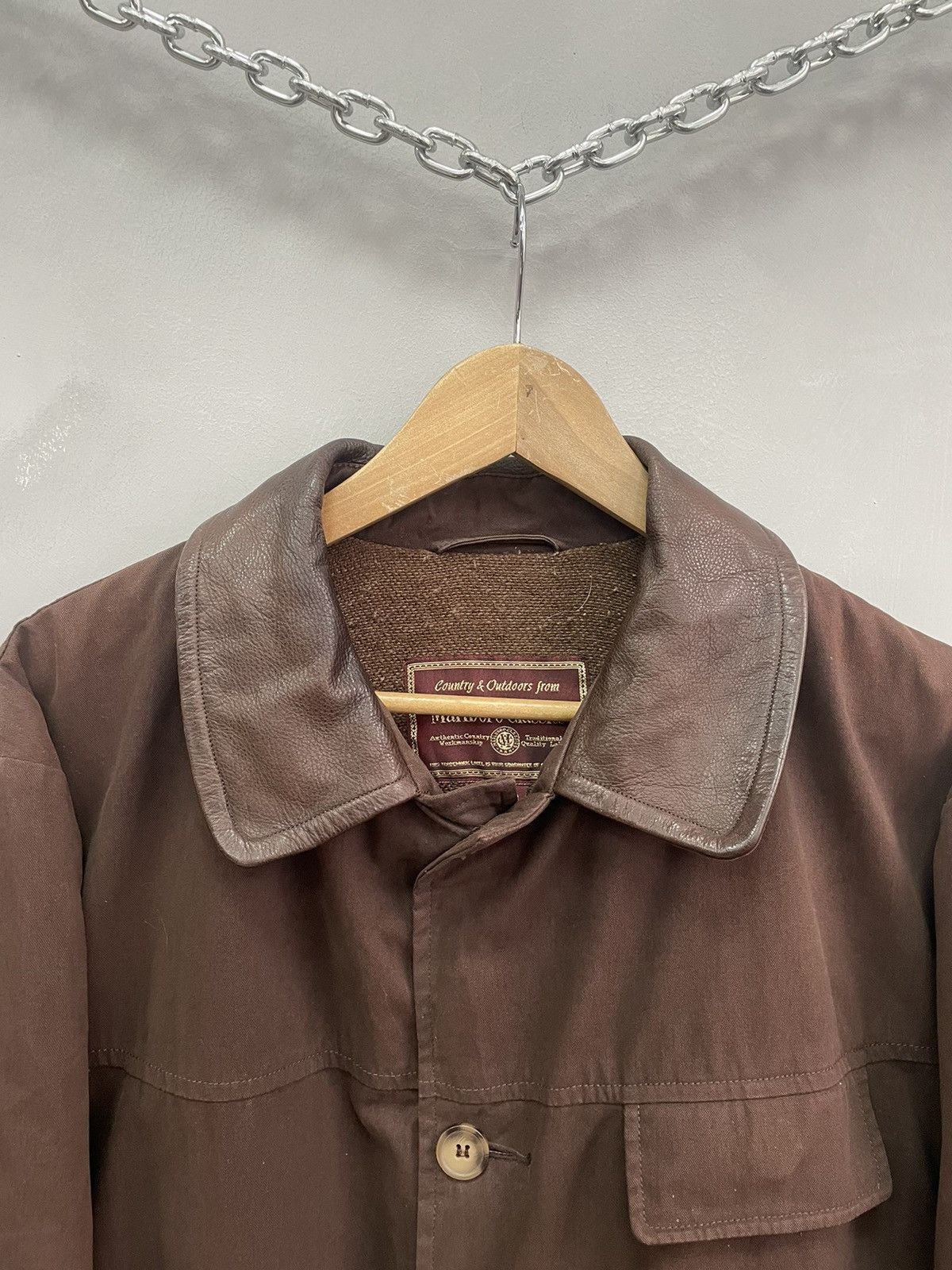 Marlboro × Marlboro Classics × Vintage Vintage Marlboro Classics Brown Jacket Made Italy Coat Size US M / EU 48-50 / 2 - 4 Thumbnail