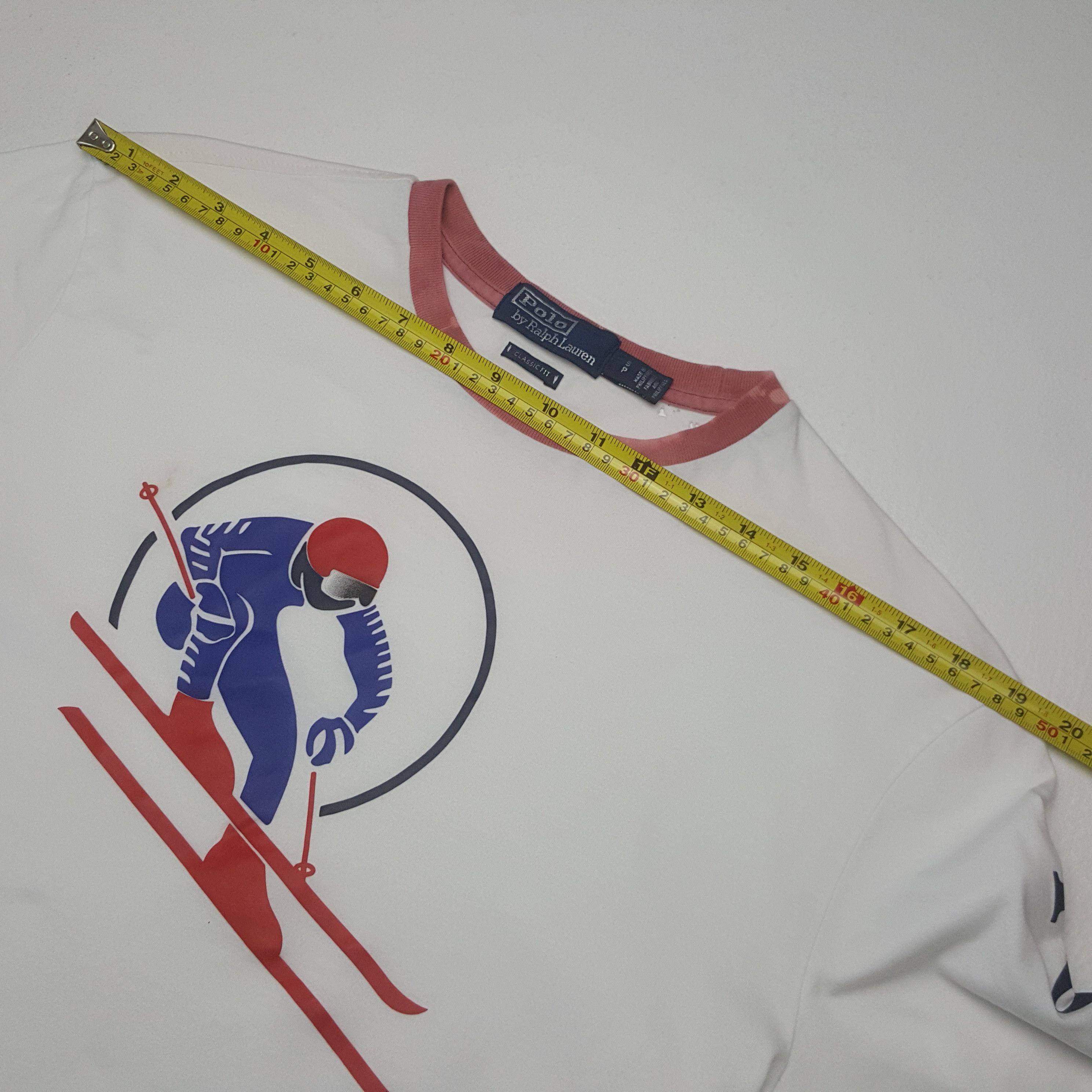Polo Ralph Lauren Vintage Polo Ralph Lauren Ski Sport Tshirt C312N56 Size US M / EU 48-50 / 2 - 6 Thumbnail