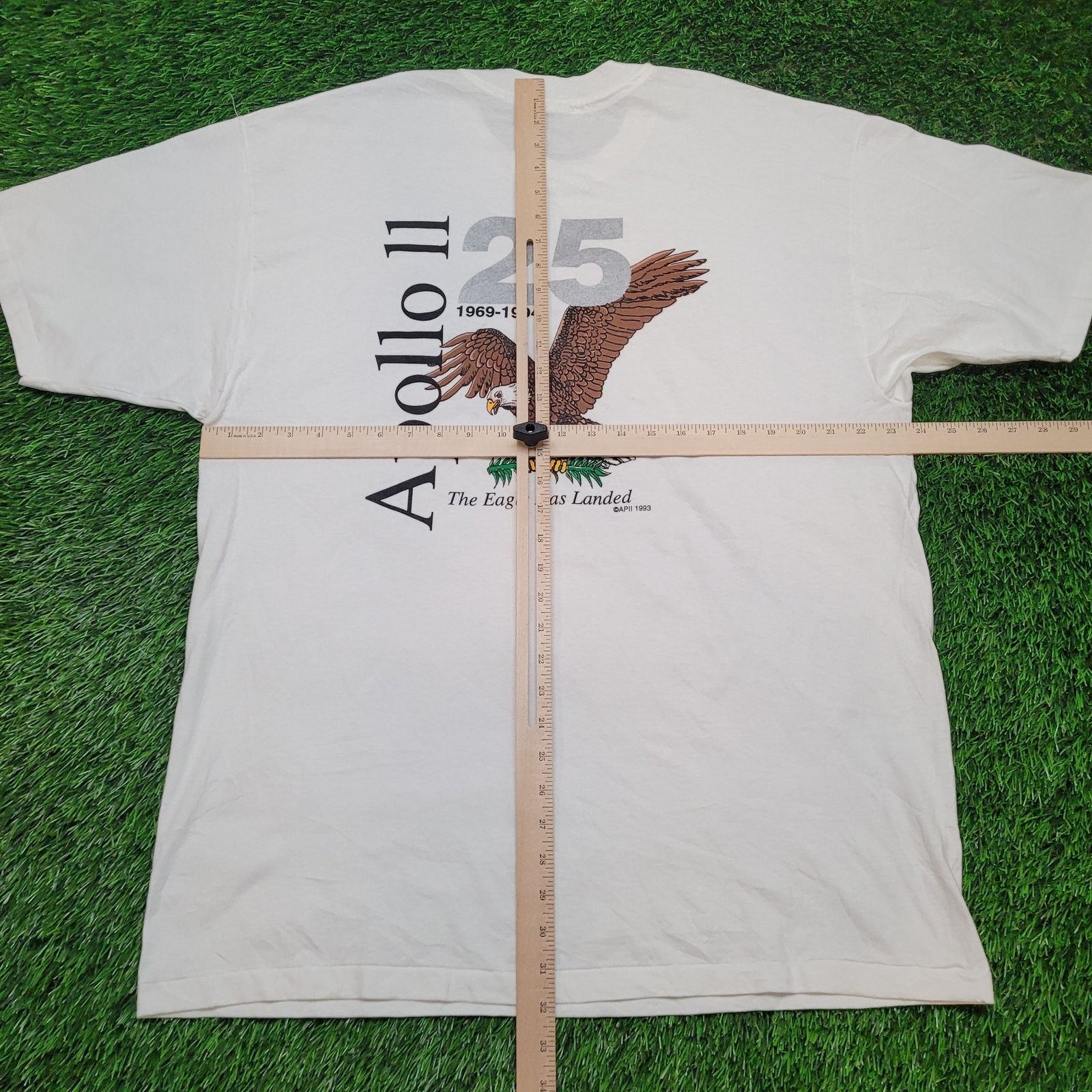Hanes VTG1994 NASA Apollo II 25th Anniversary T-Shirt Mens XL USA Size US XL / EU 56 / 4 - 8 Thumbnail